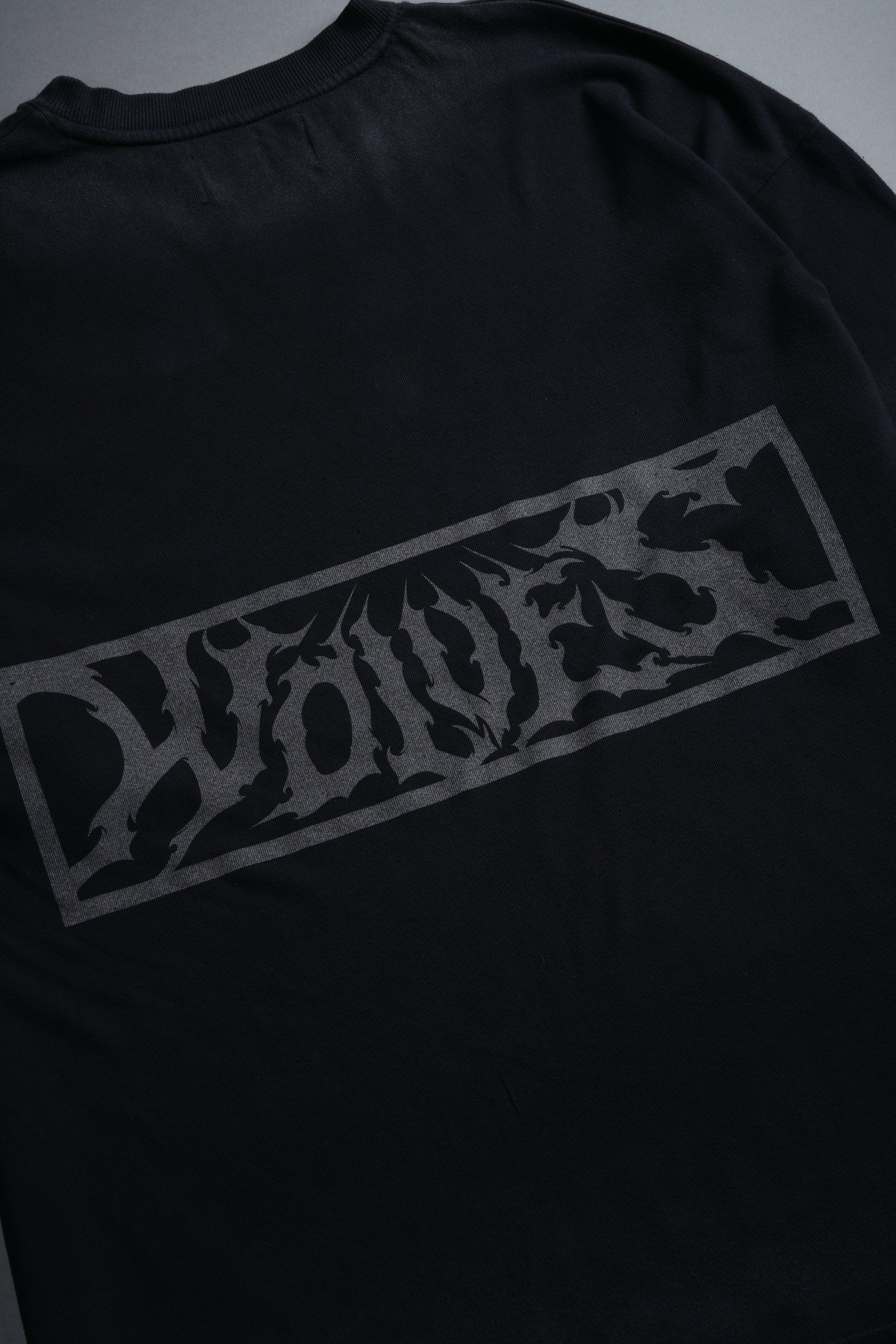 Ashes of the Dark V2 "Premium" Oversized Tee in Black Drift Wash