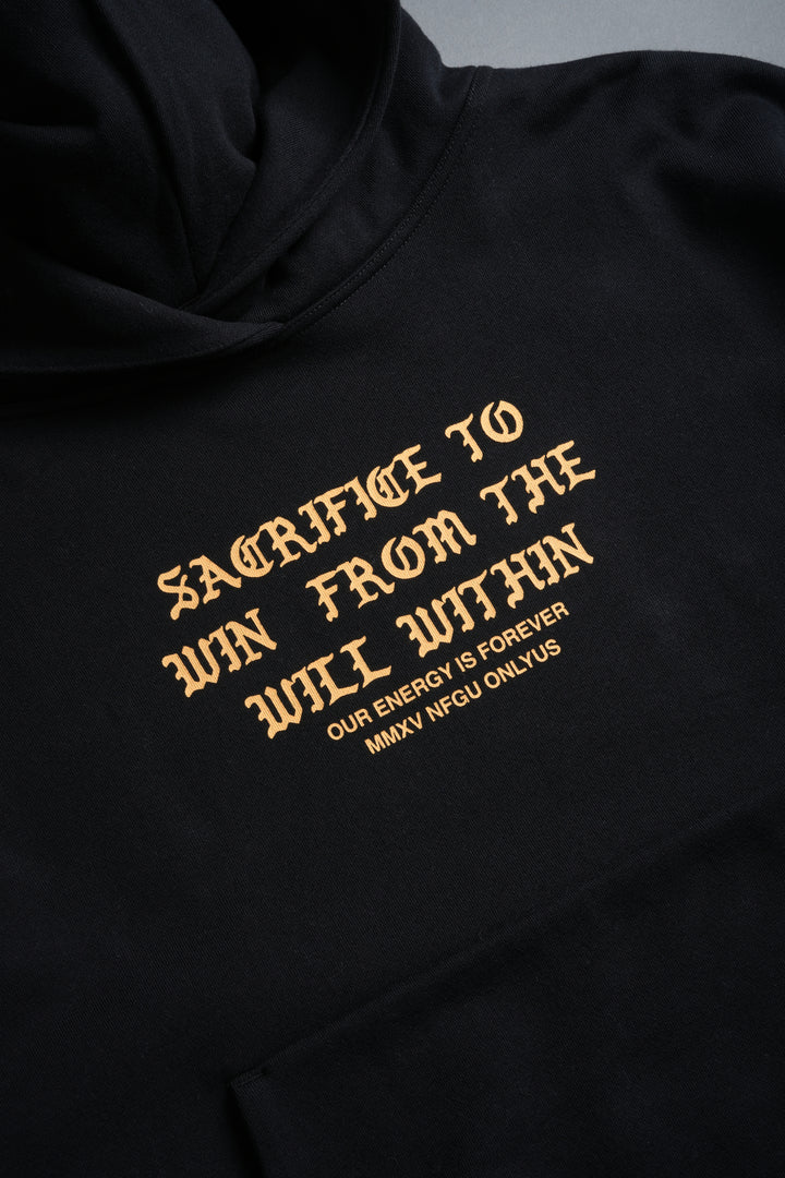The Will Within Grunge "Gage Box Cut" Hoodie in Black