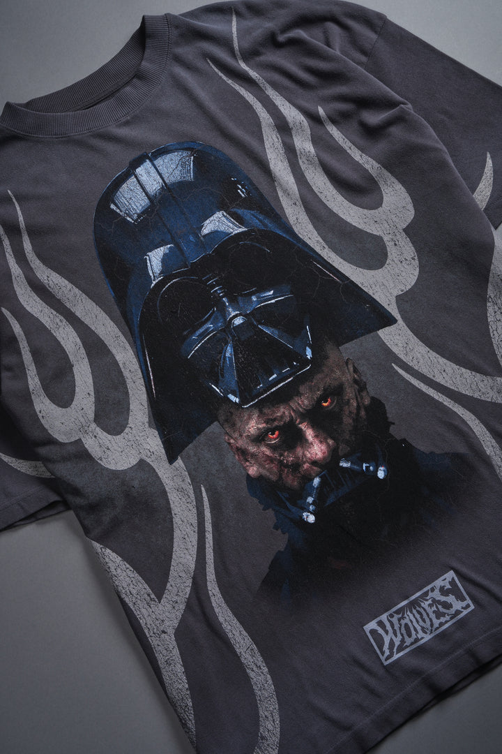 Ashes of the Dark V2 "Premium" Oversized Tee in Wolf Gray Drift Wash