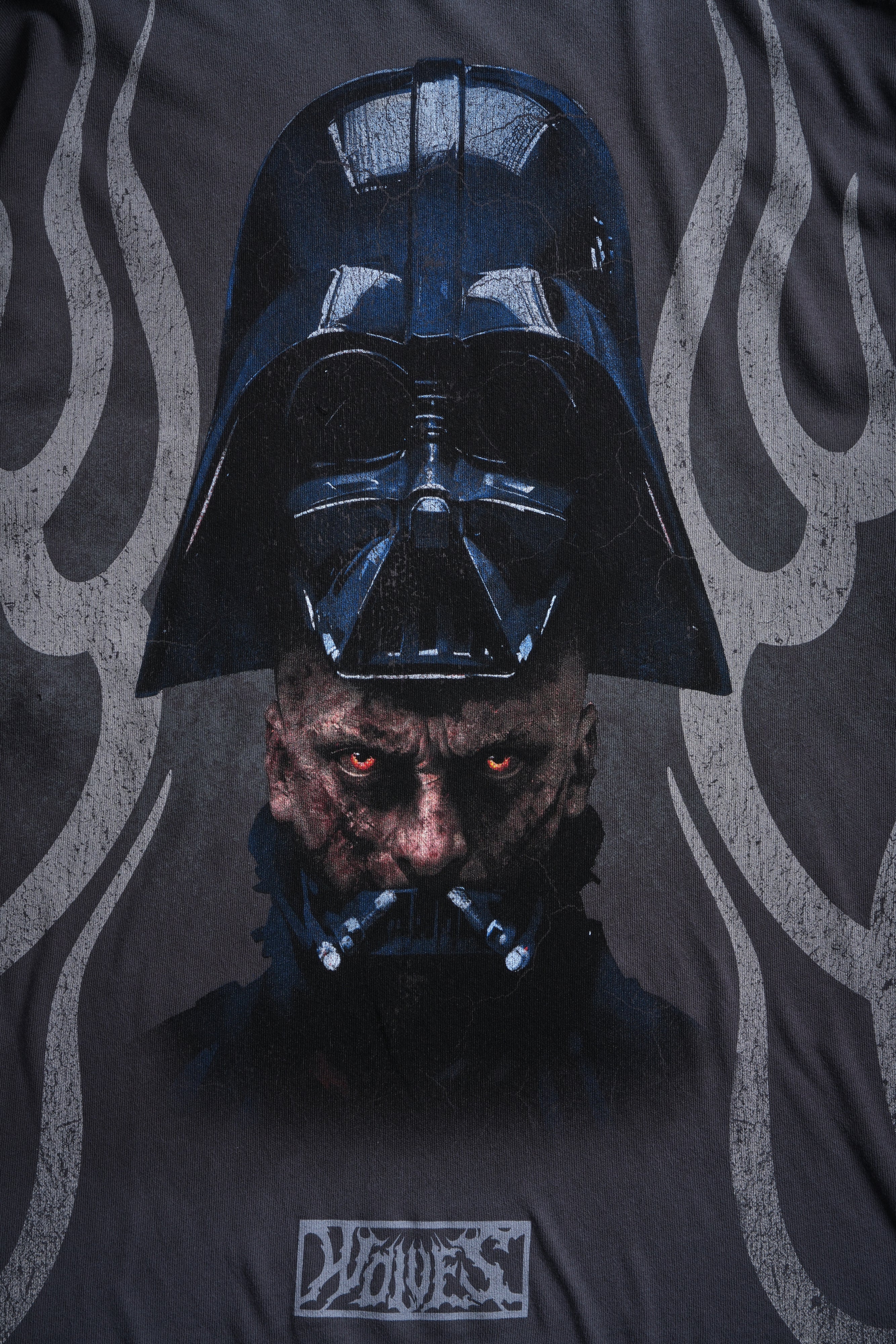 Ashes of the Dark V2 "Premium" Oversized Tee in Wolf Gray Drift Wash