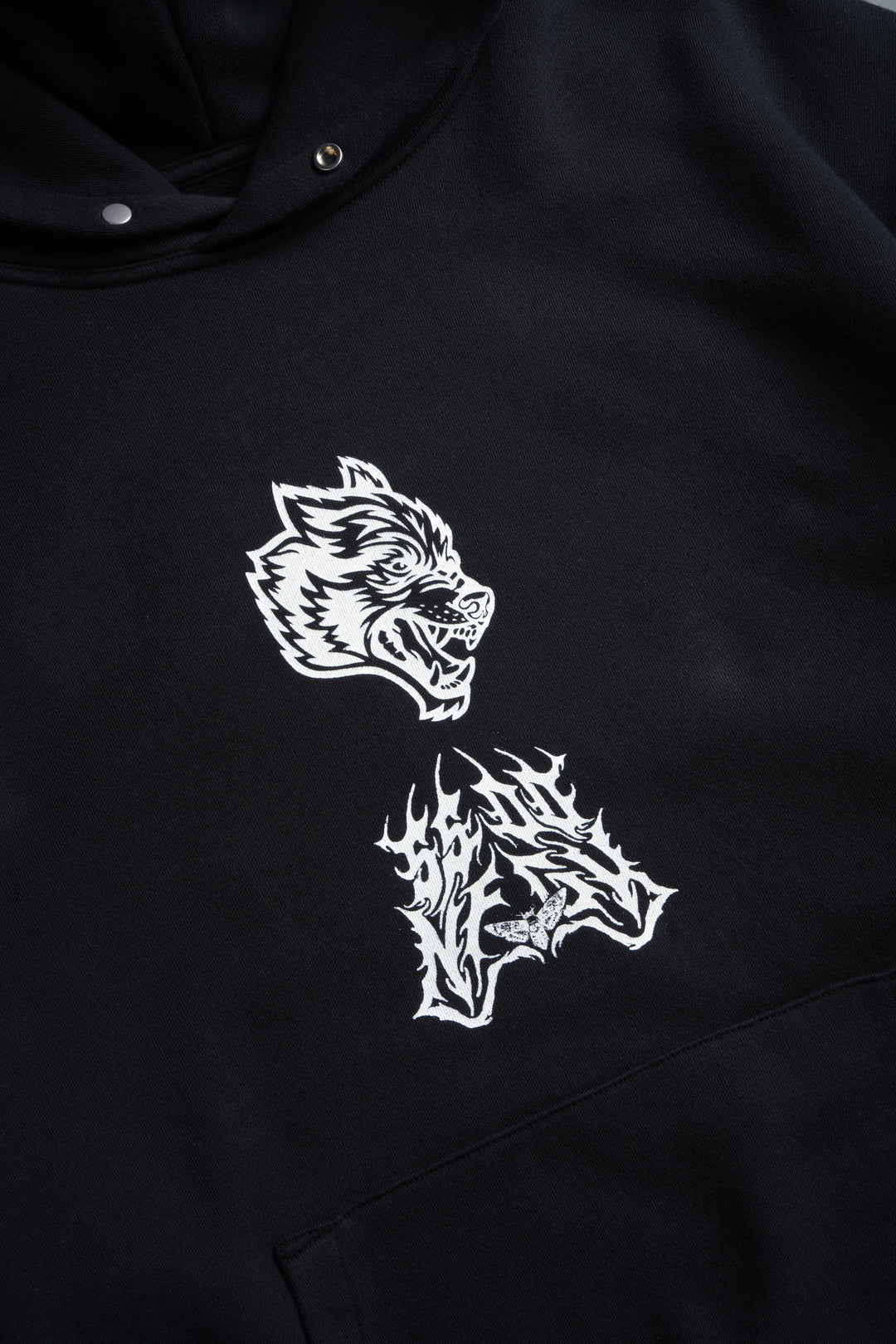 Shonen's Past "Pierce" Hoodie in Black