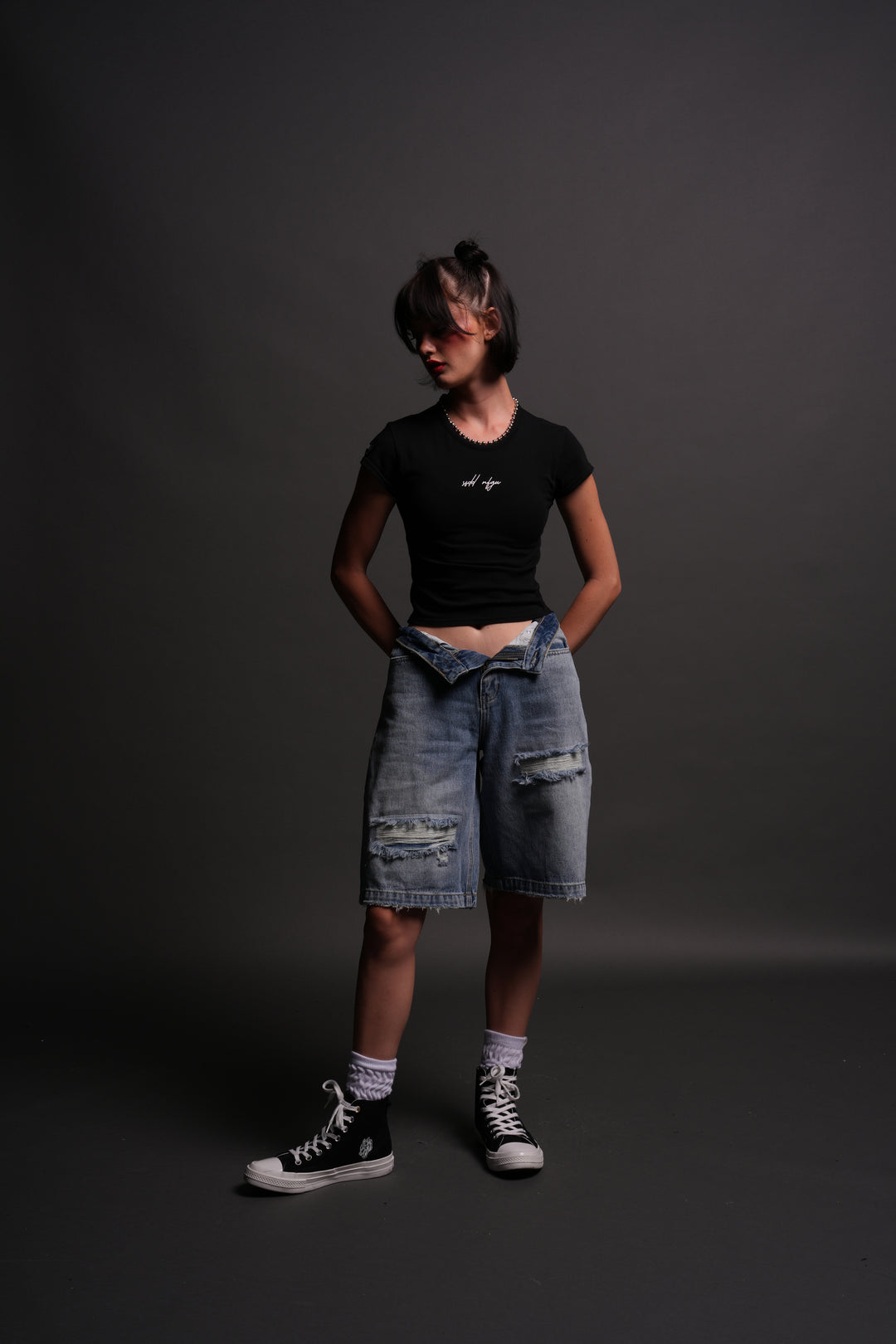 SSDD NFGU "Baby" Tee in Black