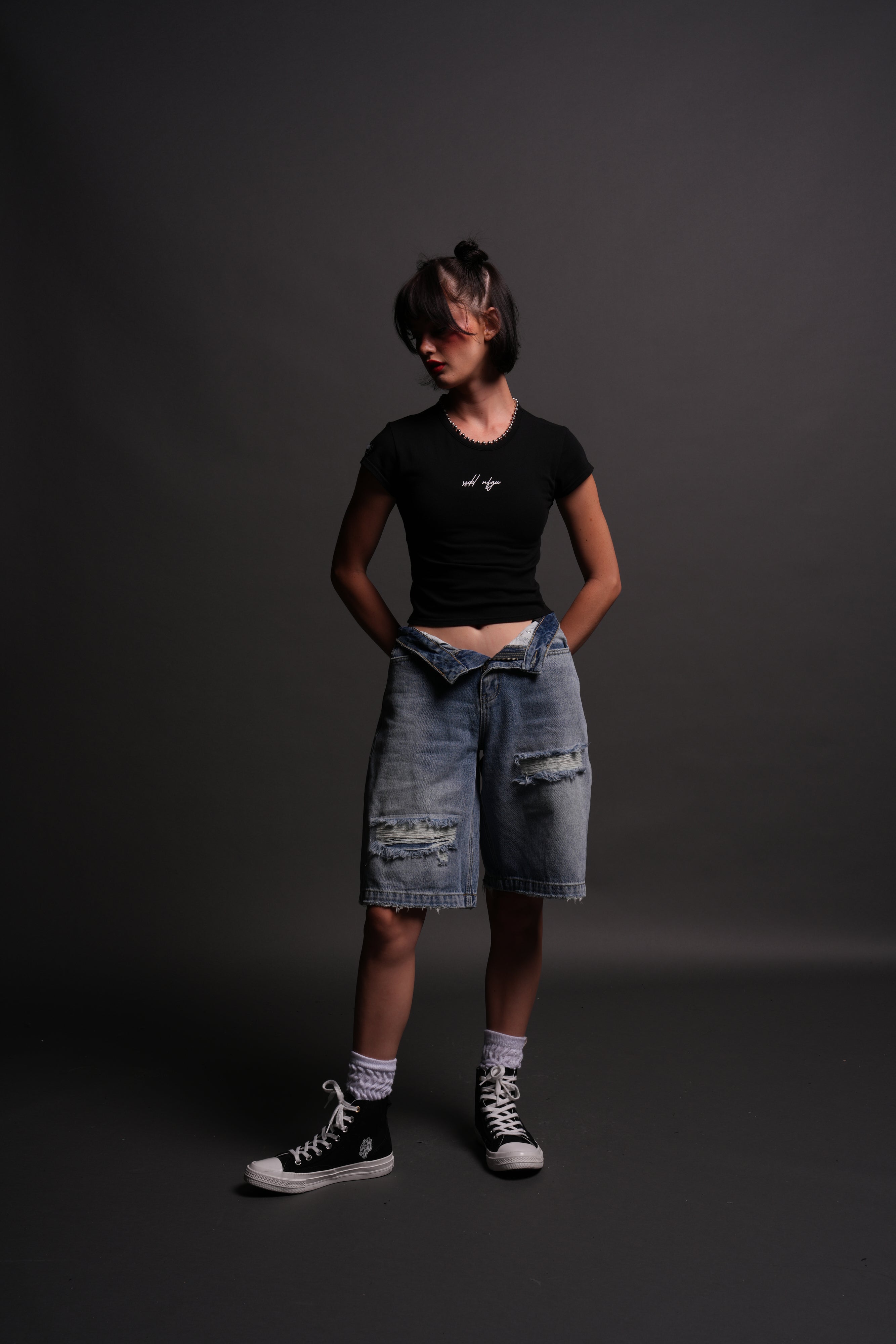 SSDD NFGU "Baby" Tee in Black