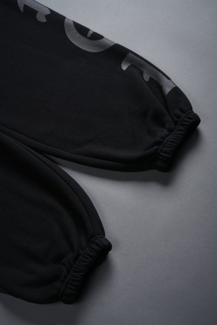 Stone Code Lightweight Lounger Sweat Pants in Black