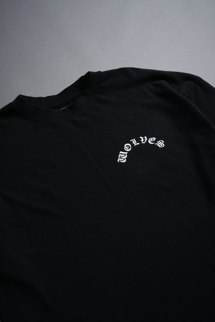 No Return "Premium" Oversized Tee in Black