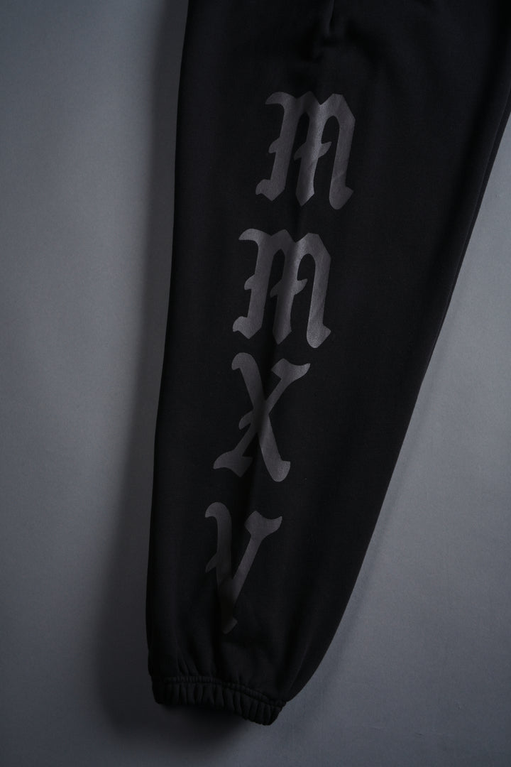 Stone Code Lightweight Lounger Sweat Pants in Black