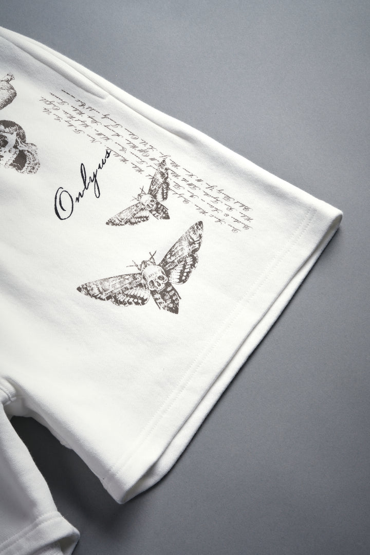 Hollow Virtue Post Lounge Sweat Shorts in Cream