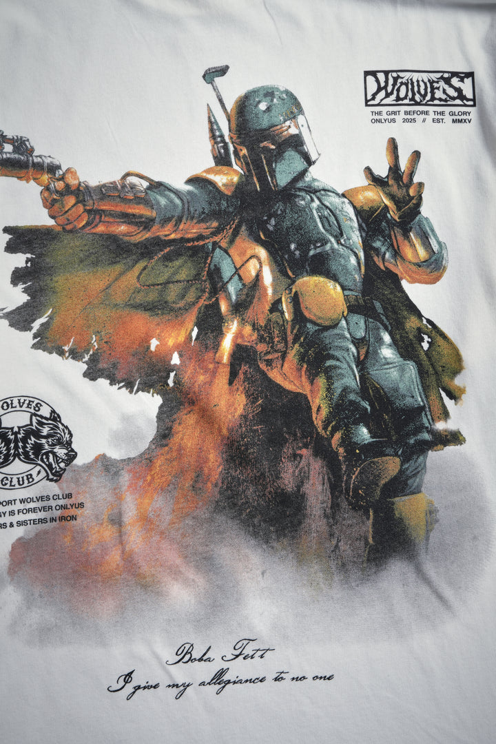 Boba Fett "Premium" Oversized Tee in Cream