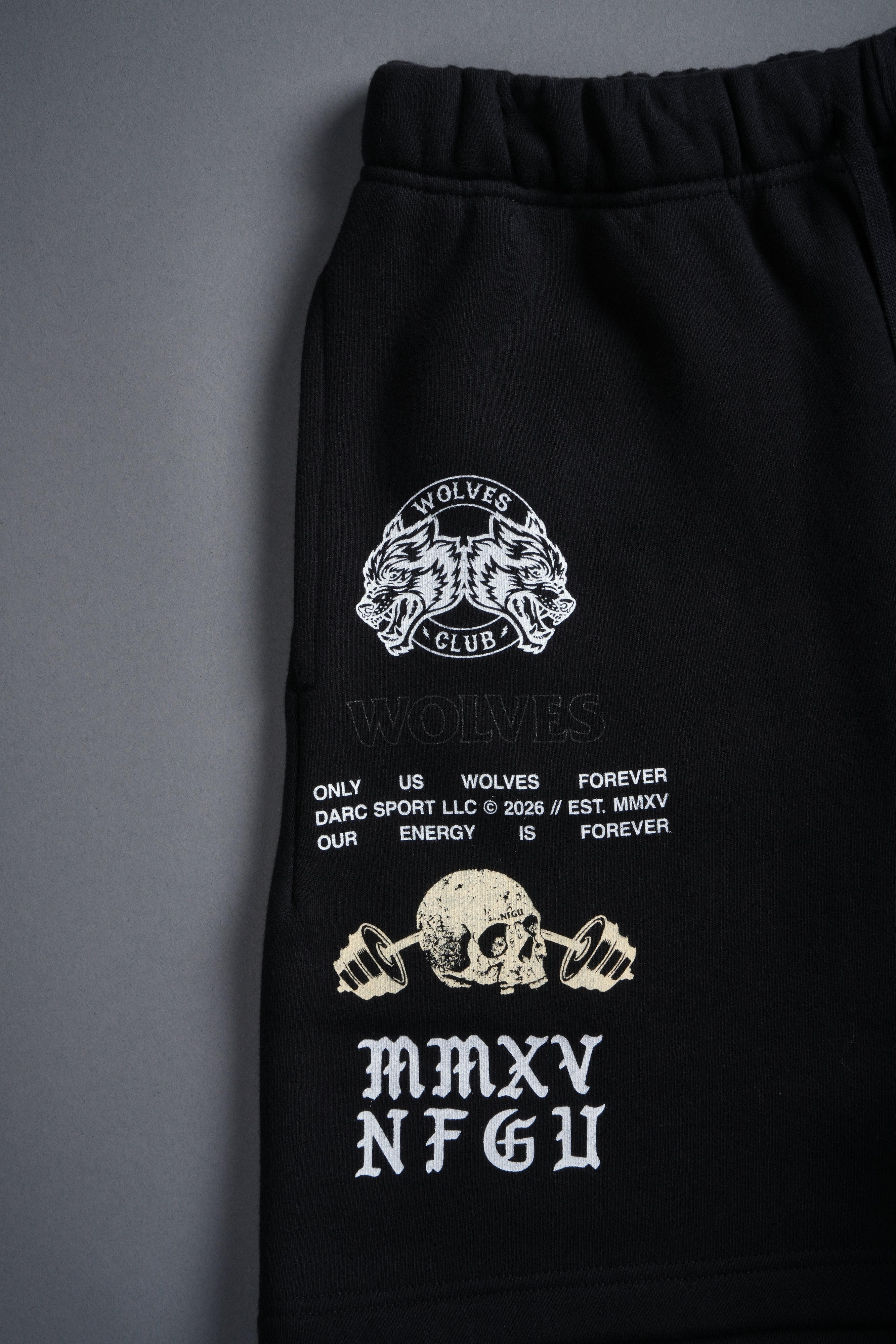 Hollow Virtue Post Lounge Sweat Shorts in Black – DarcSport