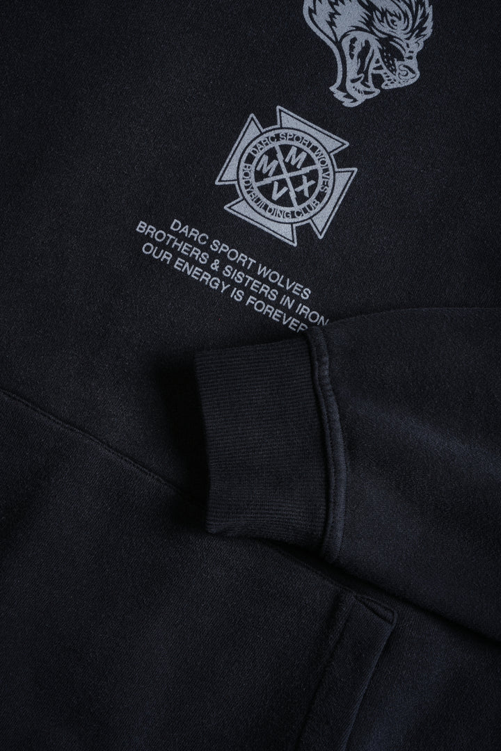 Ashes of the Dark V2 "Pierce" Hoodie in Black Drift Wash