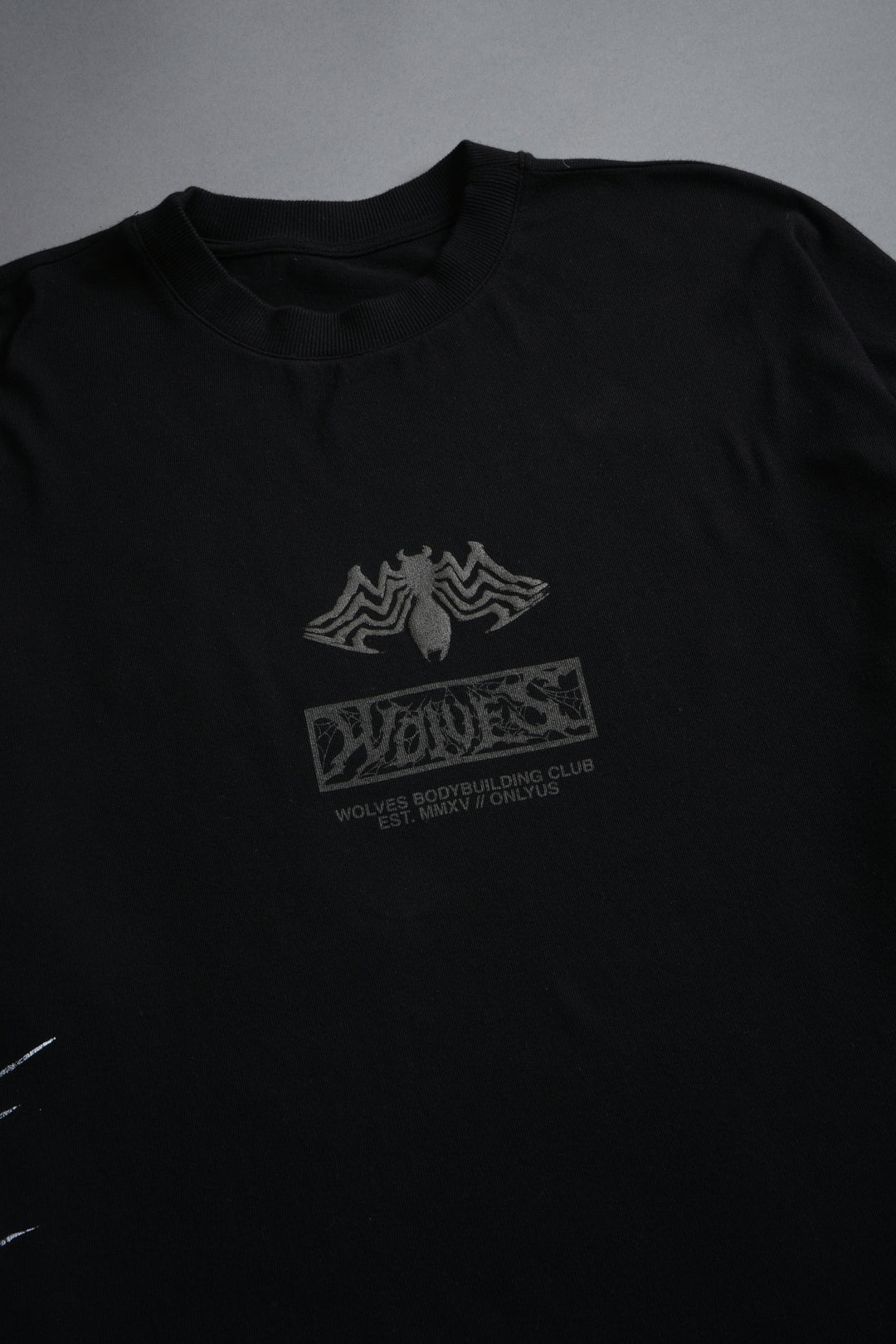 Venomous Side-By-Side Series Premium Oversized Tee in Black