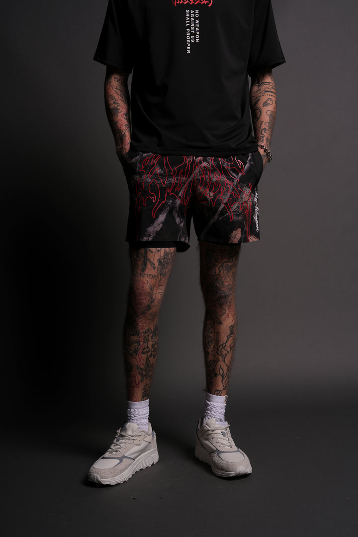 Passion Compression Shorts in Darc Brown Woodland Camo