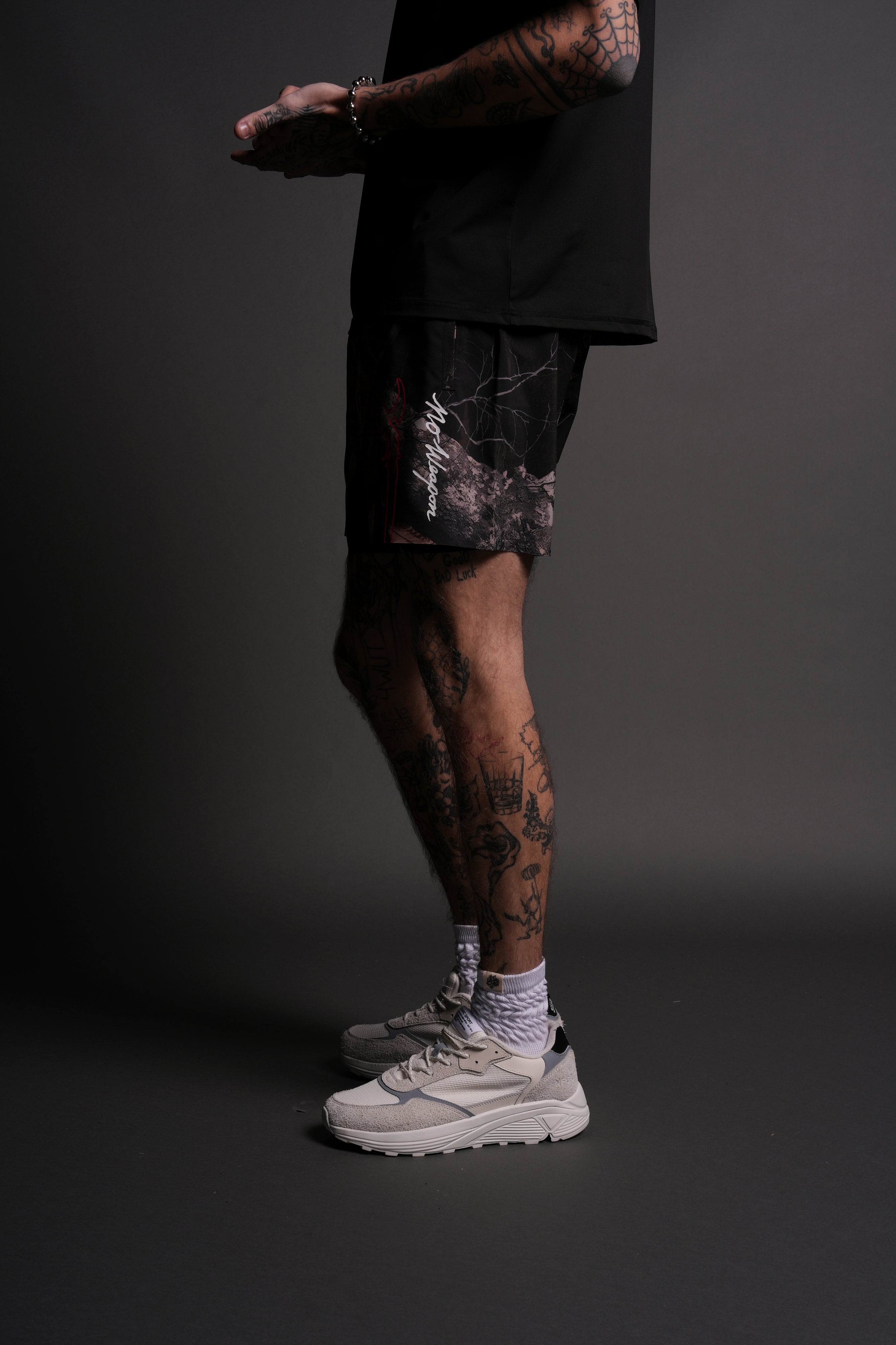 Passion Compression Shorts in Darc Brown Woodland Camo