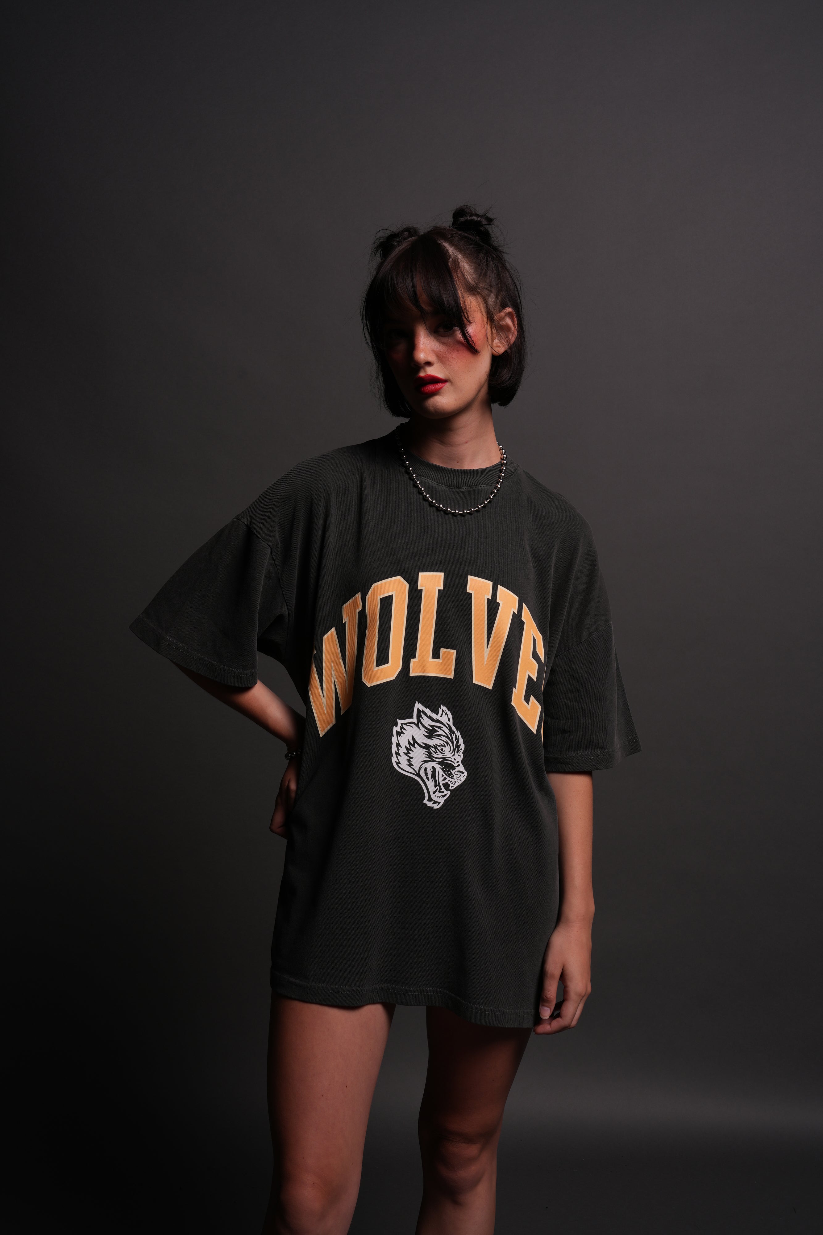 Loyalty "Premium" Unisex Tee in Wolf Gray/Orange