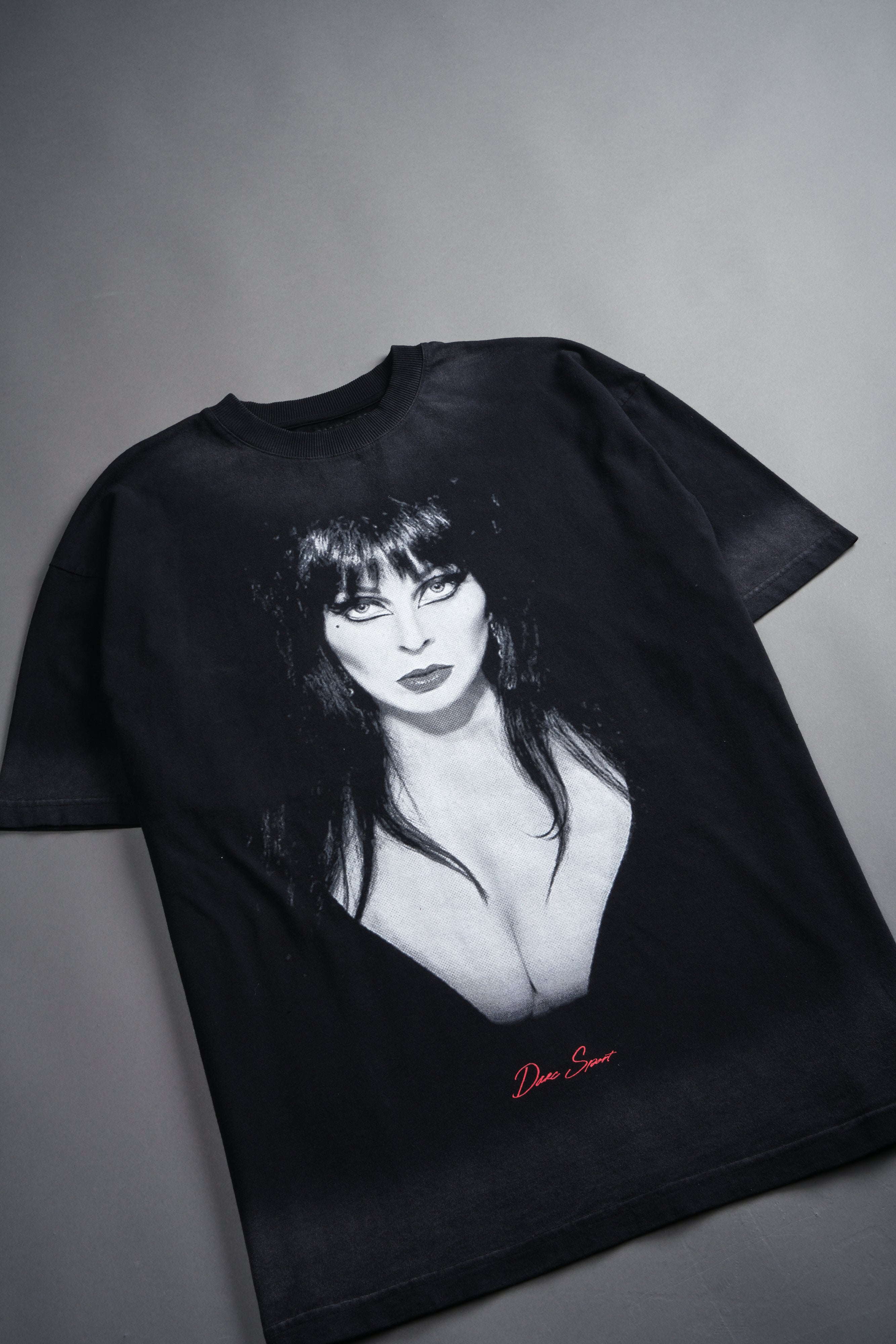Mistress of Darkness "Grunge" Tee in Black Drift Wash