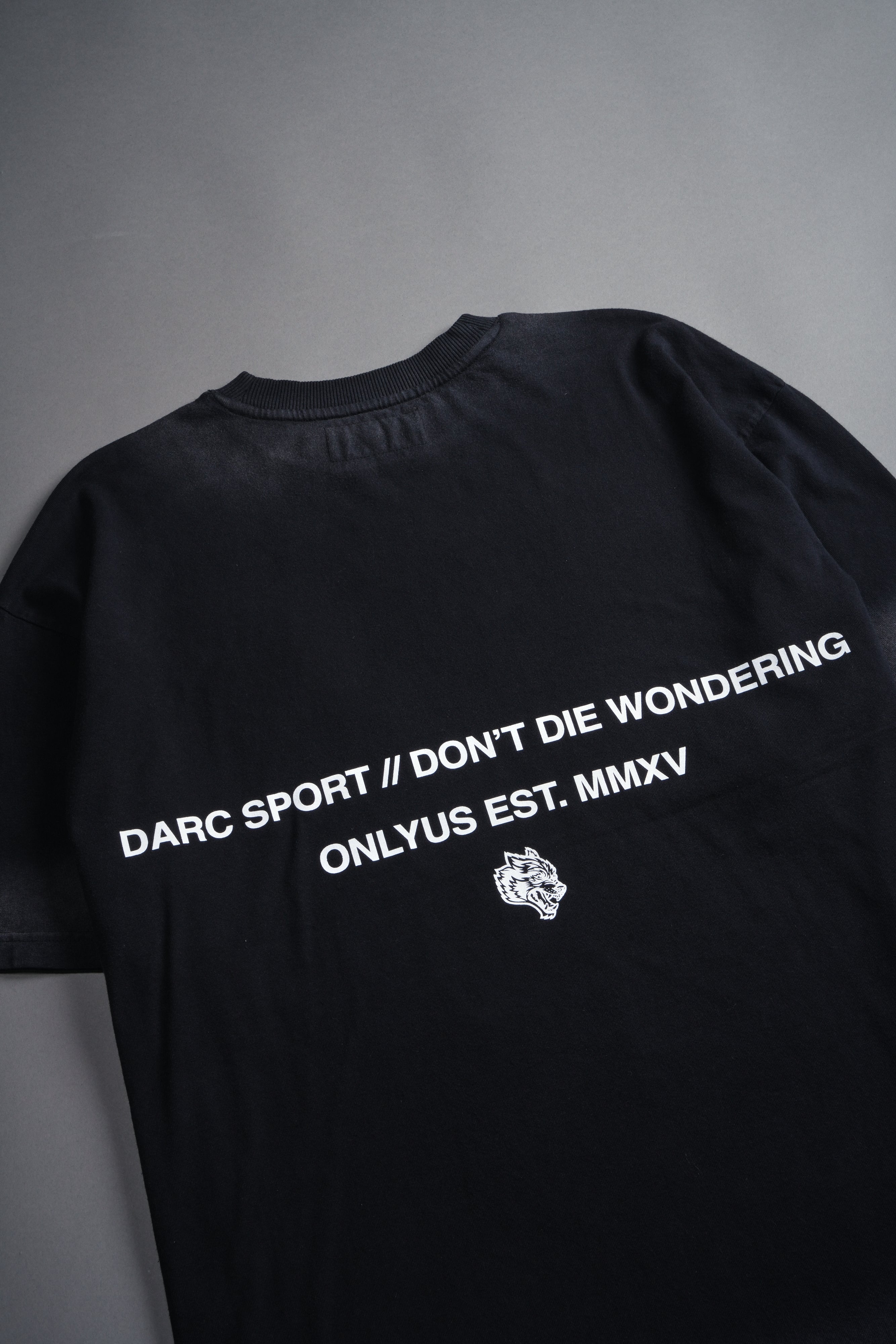Mistress of Darkness "Grunge" Tee in Black Drift Wash