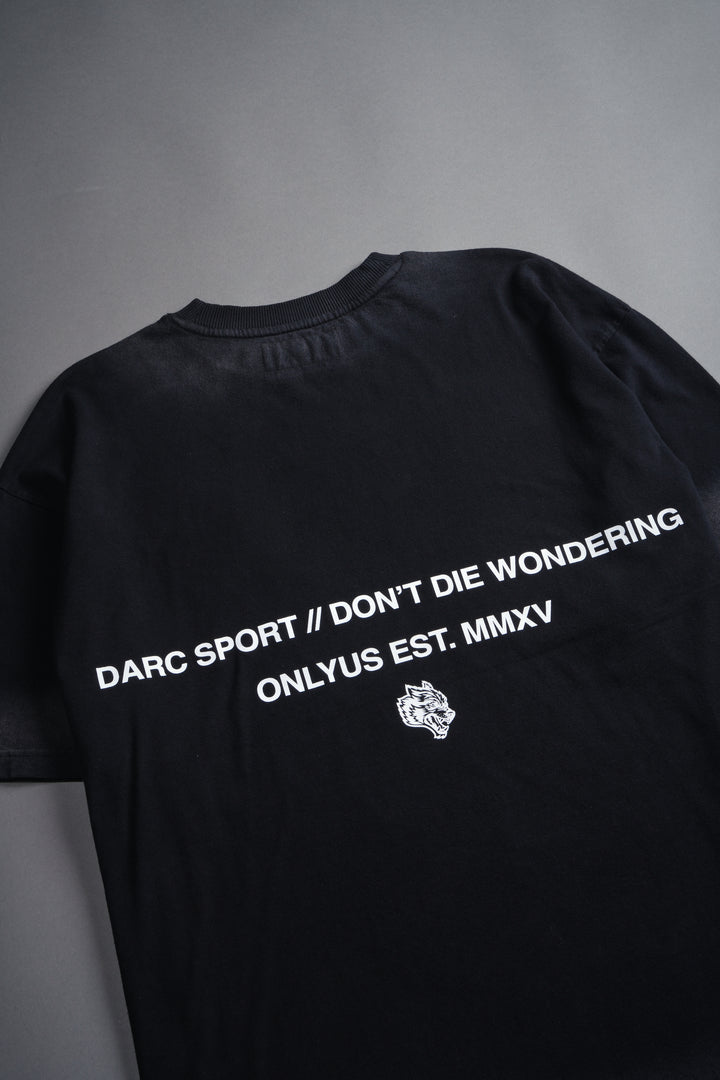 Mistress of Darkness "Grunge" Tee in Black Drift Wash