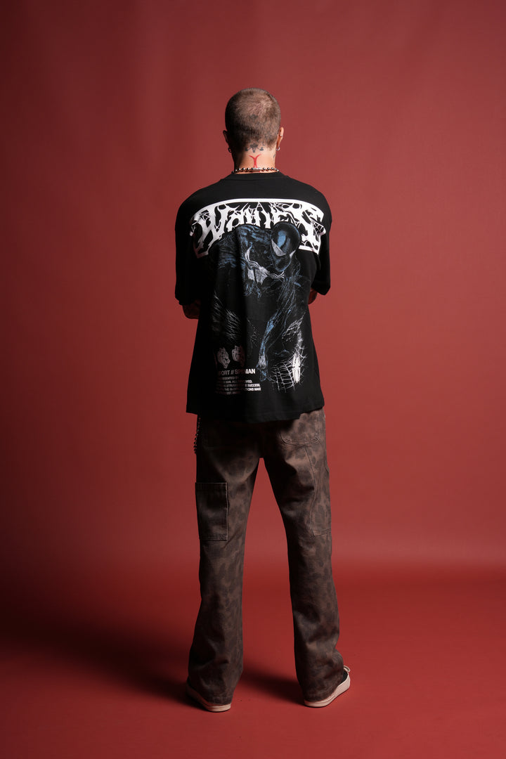 Dark Symbiote Premium Oversized Tee in Black