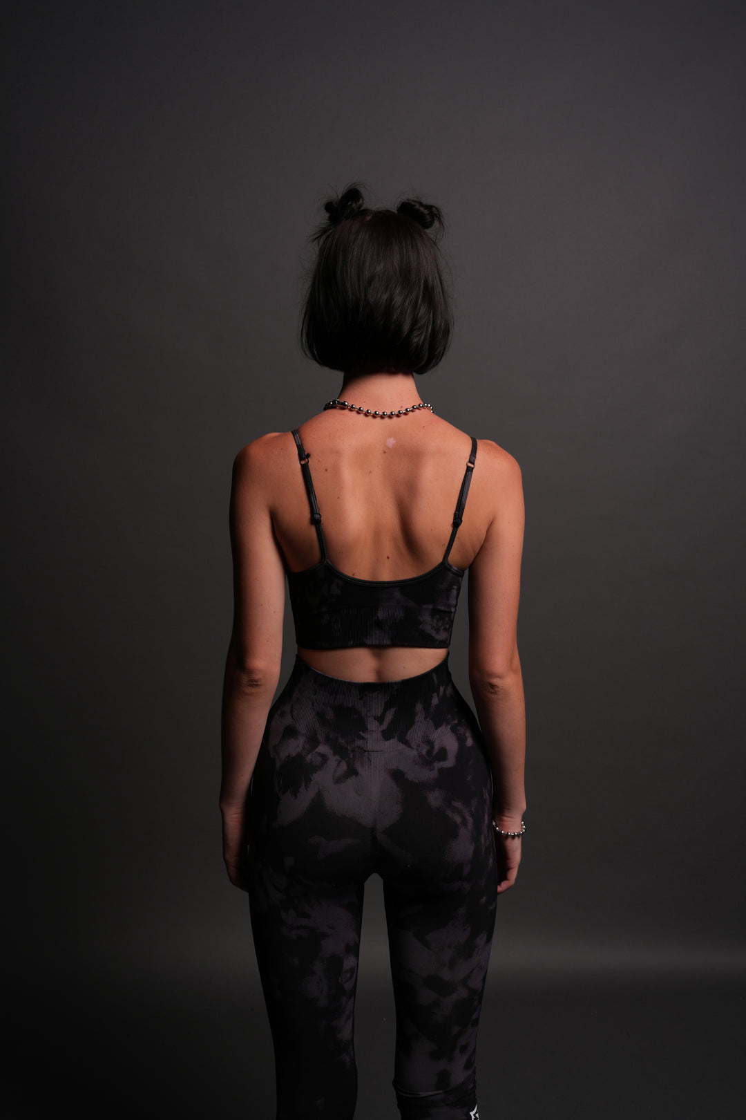 Chopper "Everson Seamless" Sports Bra in Big Purple Night Marble
