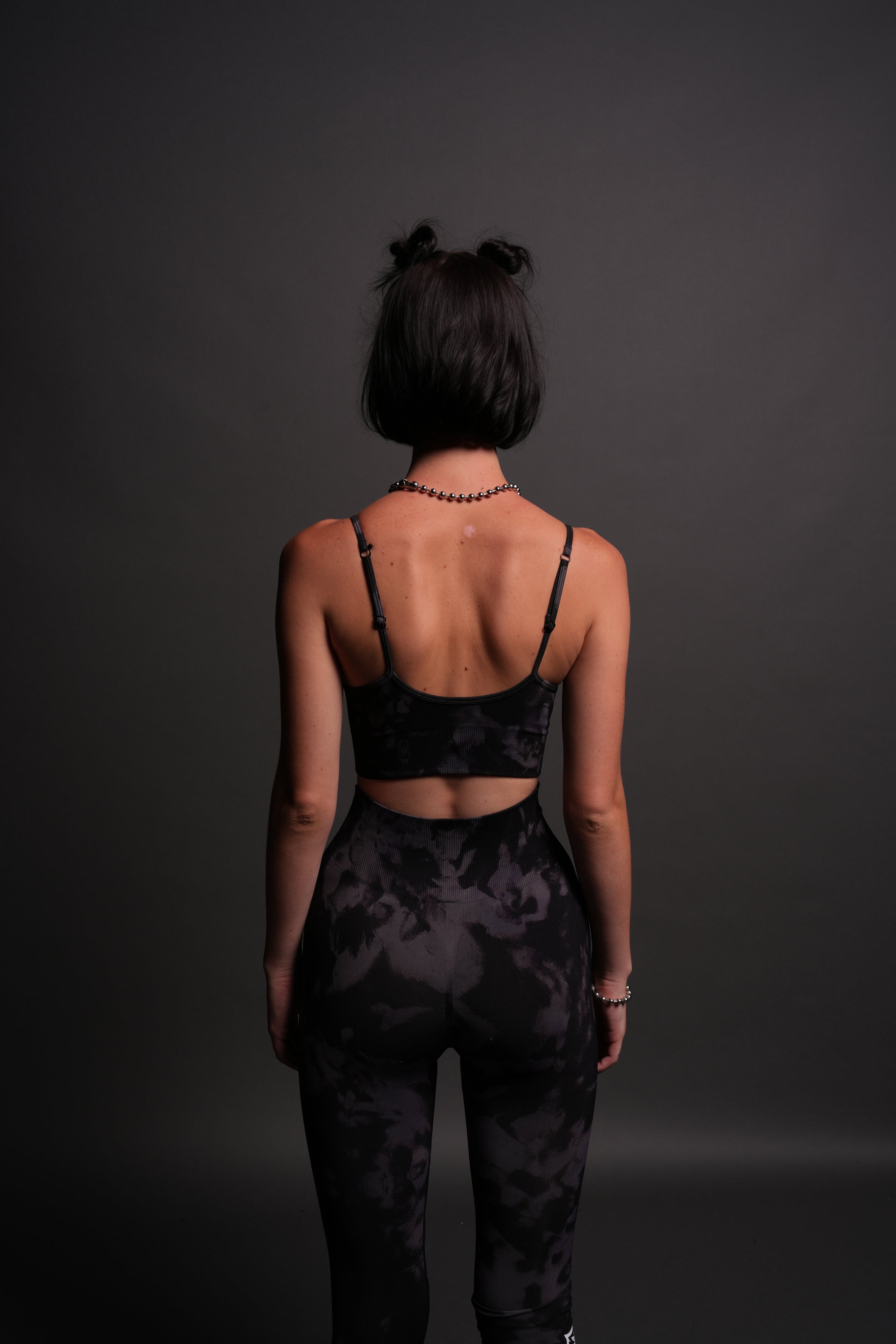 Chopper "Everson Seamless" Sports Bra in Big Purple Night Marble