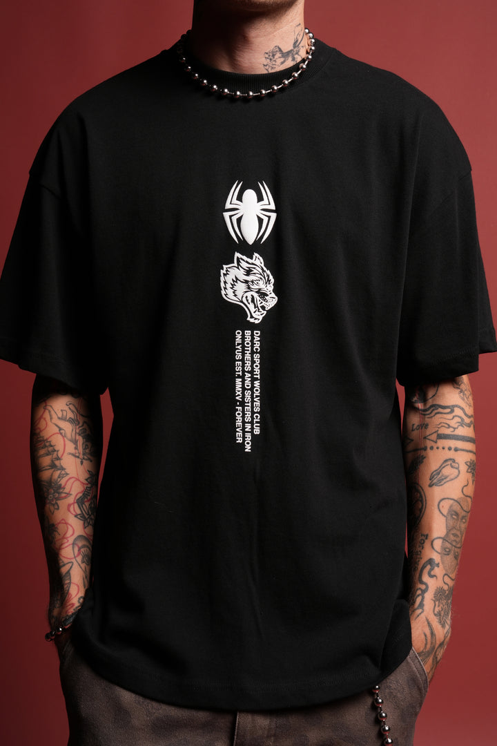 Dark Symbiote Premium Oversized Tee in Black
