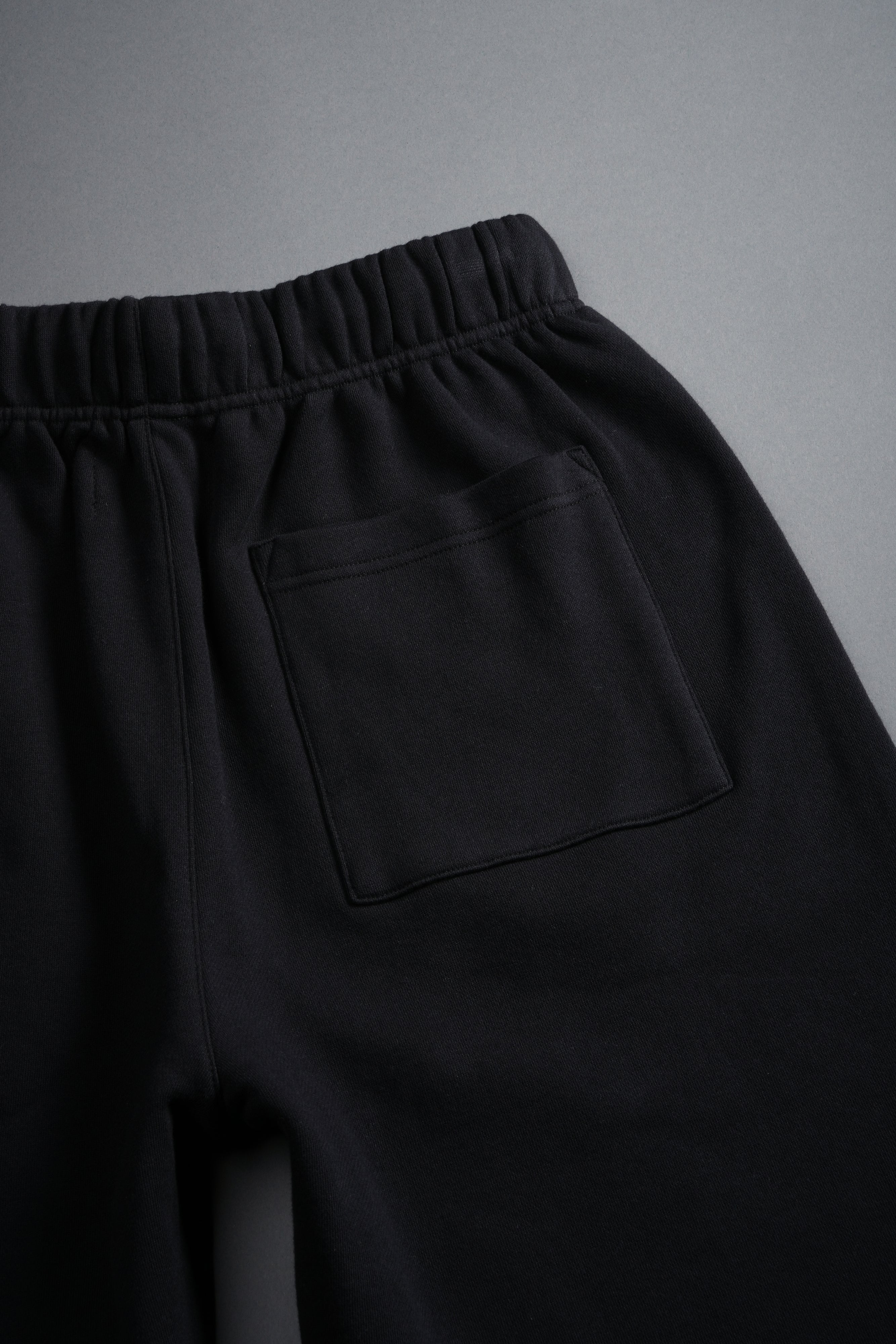 Loyalty Frvr Raw Hem Oversized Post Lounge Sweat Shorts in Black