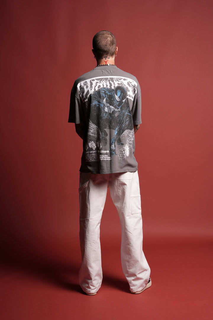 Dark Symbiote Premium Oversized Tee in Slate Gray