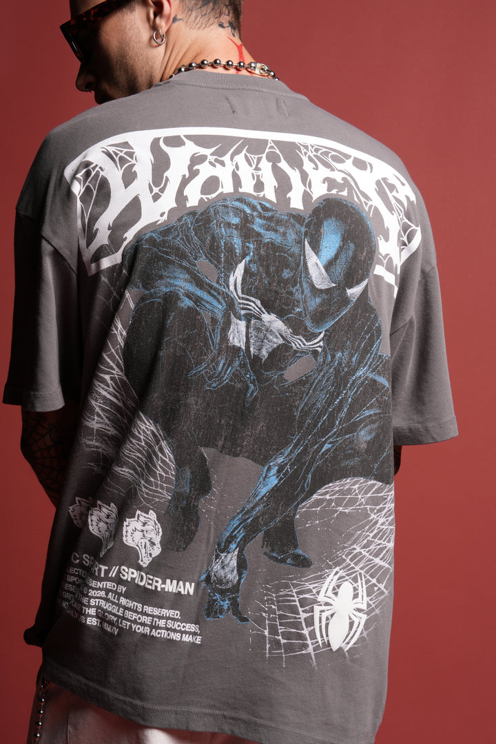 Dark Symbiote Premium Oversized Tee in Slate Gray