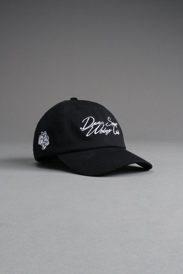 Written in Strength Dad Hat V2 in Black