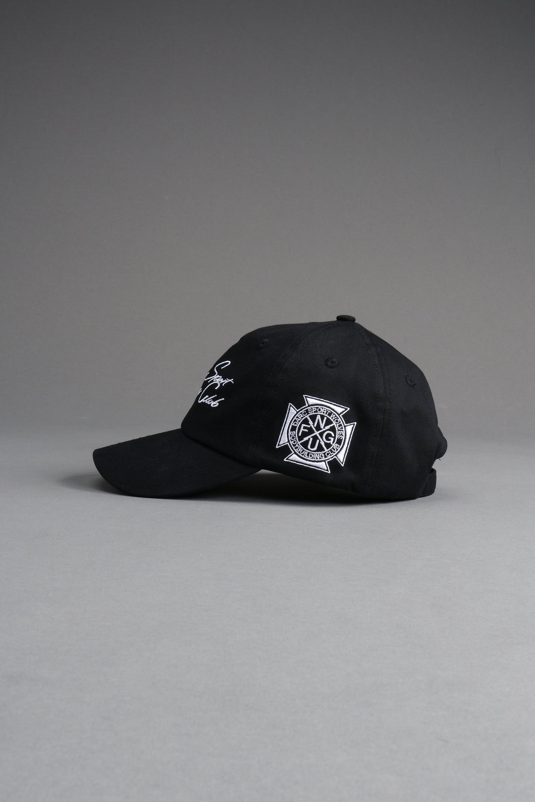 Written in Strength Dad Hat V2 in Black