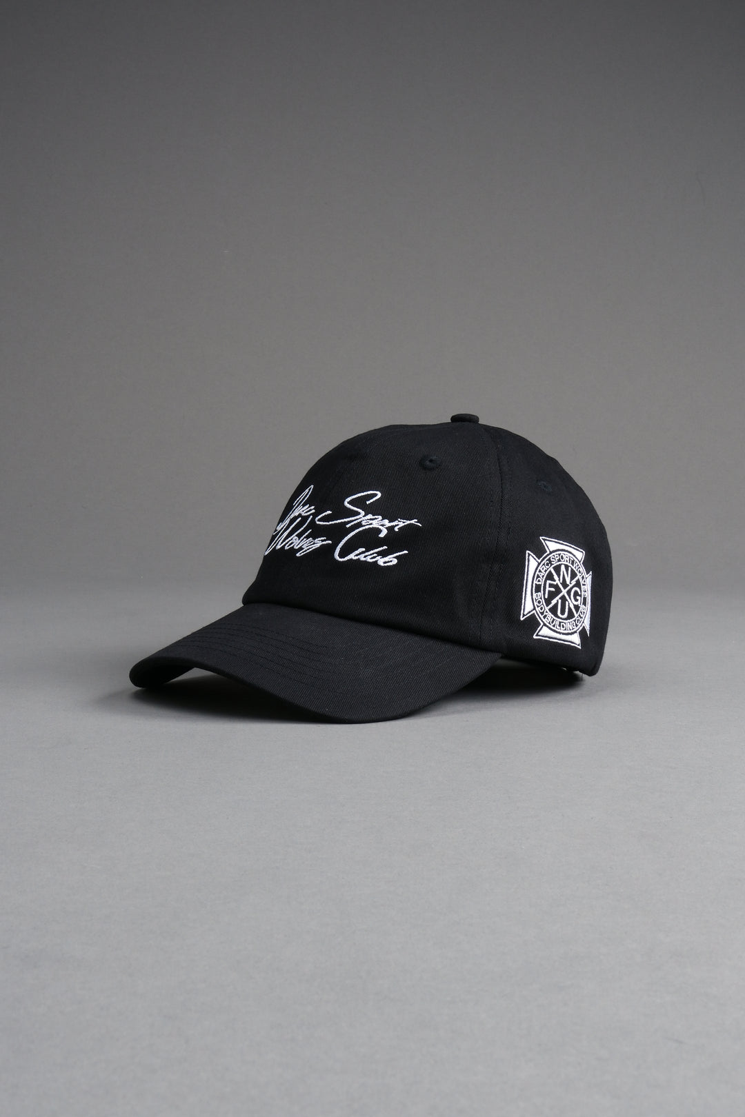 Written in Strength Dad Hat V2 in Black