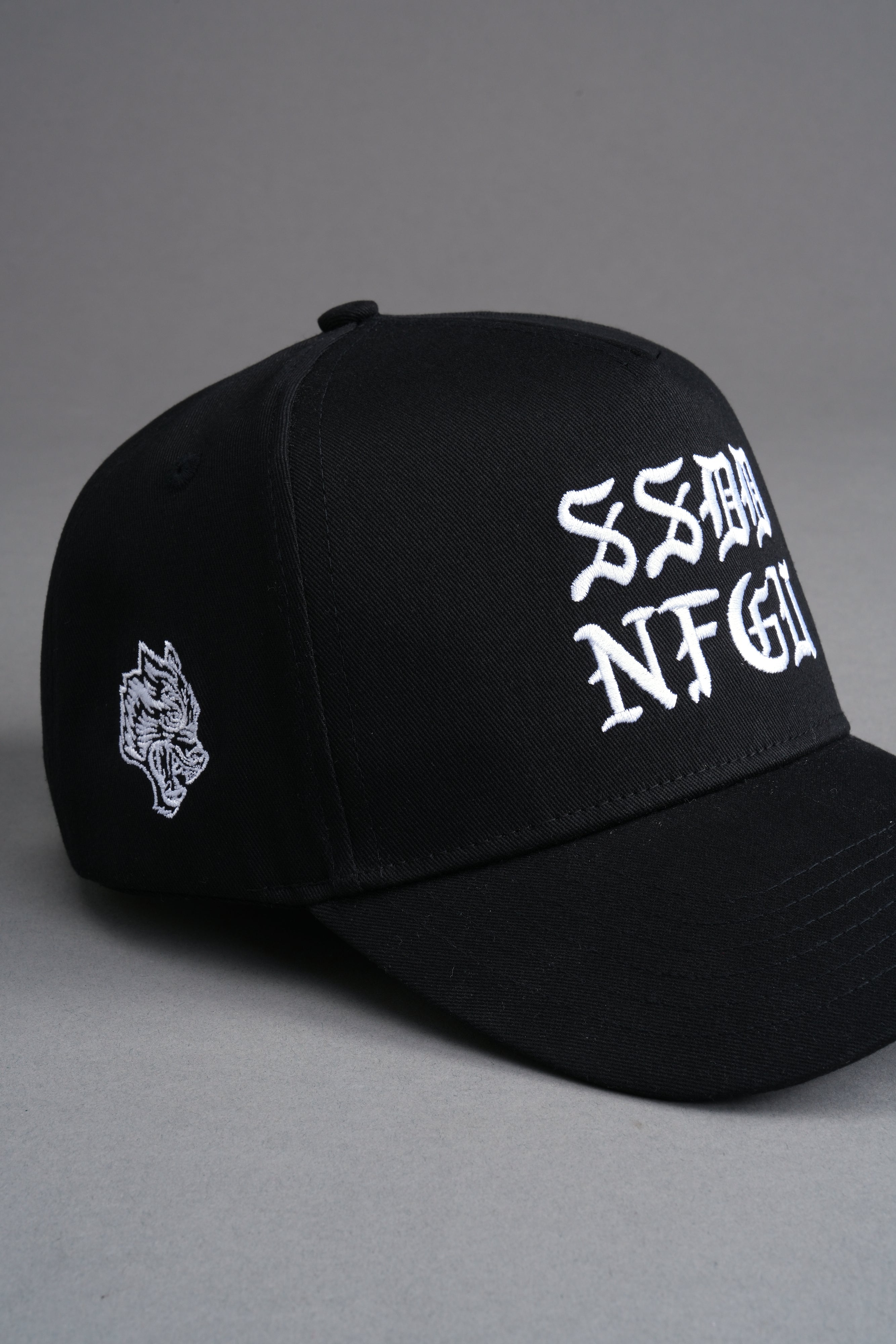 SSDD 5 Panel Hat in Black