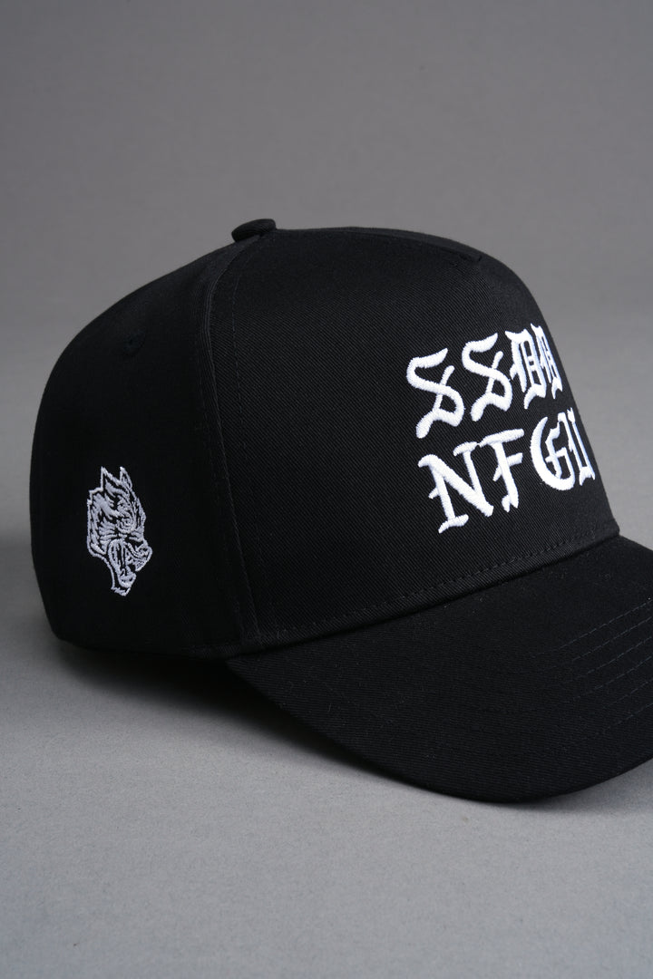 SSDD 5 Panel Hat in Black