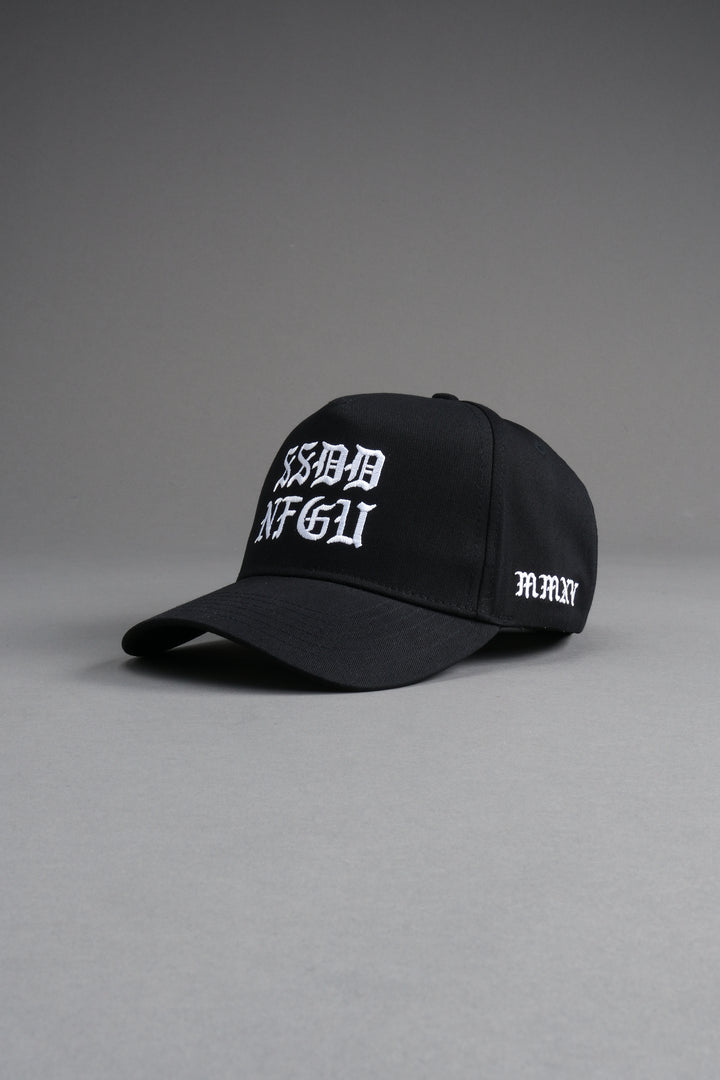 SSDD 5 Panel Hat in Black