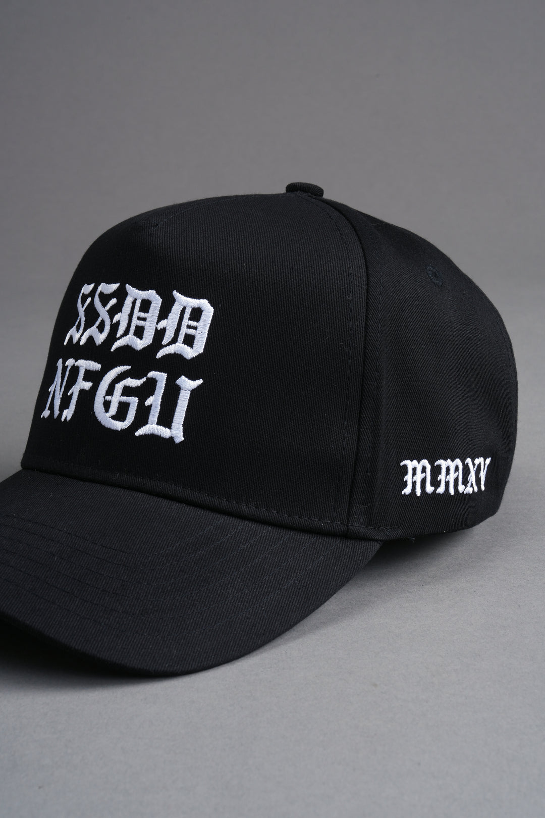 SSDD 5 Panel Hat in Black