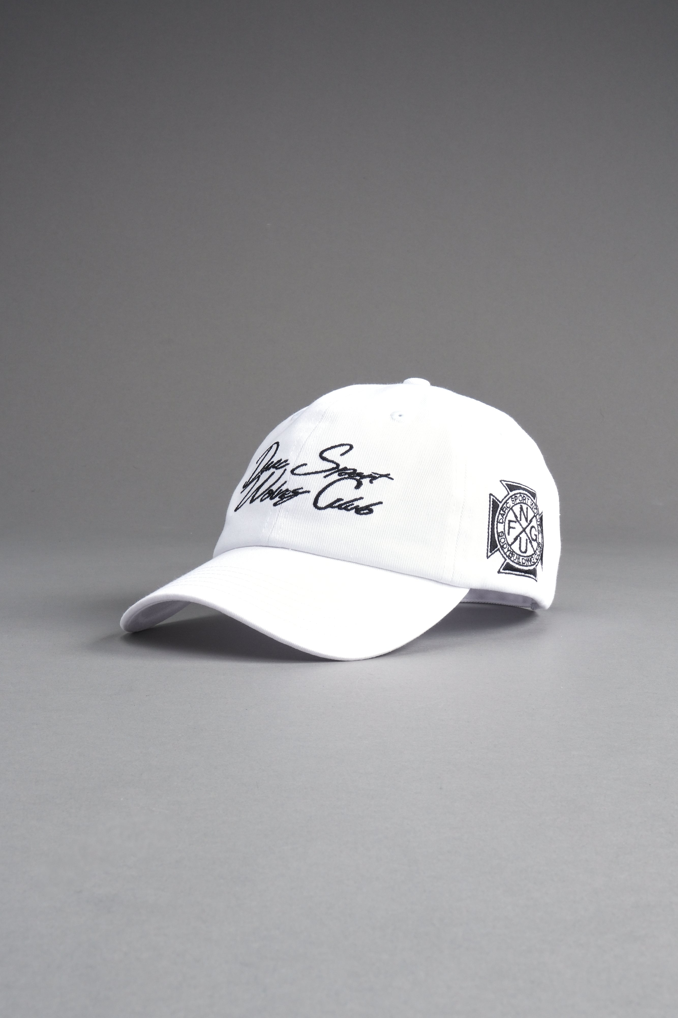 Written in Strength Dad Hat V2 in White