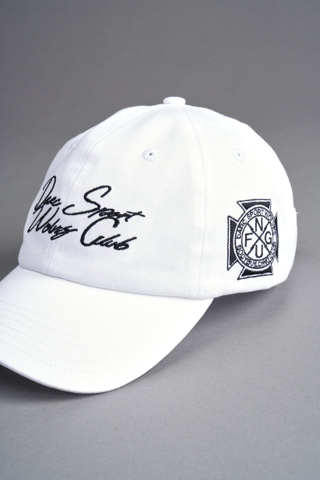 Written in Strength Dad Hat V2 in White