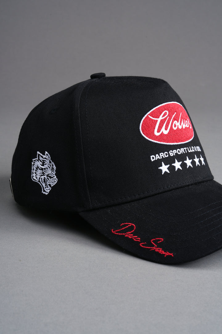 Us Forever 5 Panel Hat in Black