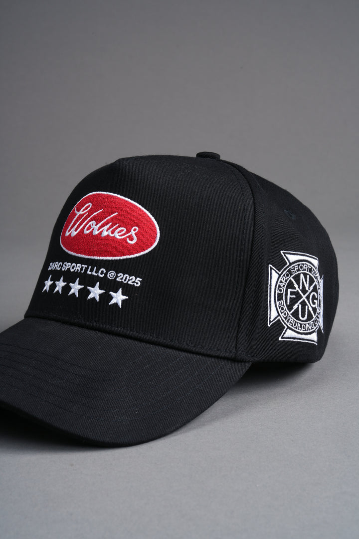 Us Forever 5 Panel Hat in Black