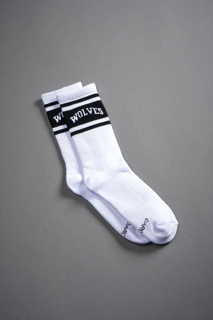 Loyalty Classic Socks in White/Black/Black