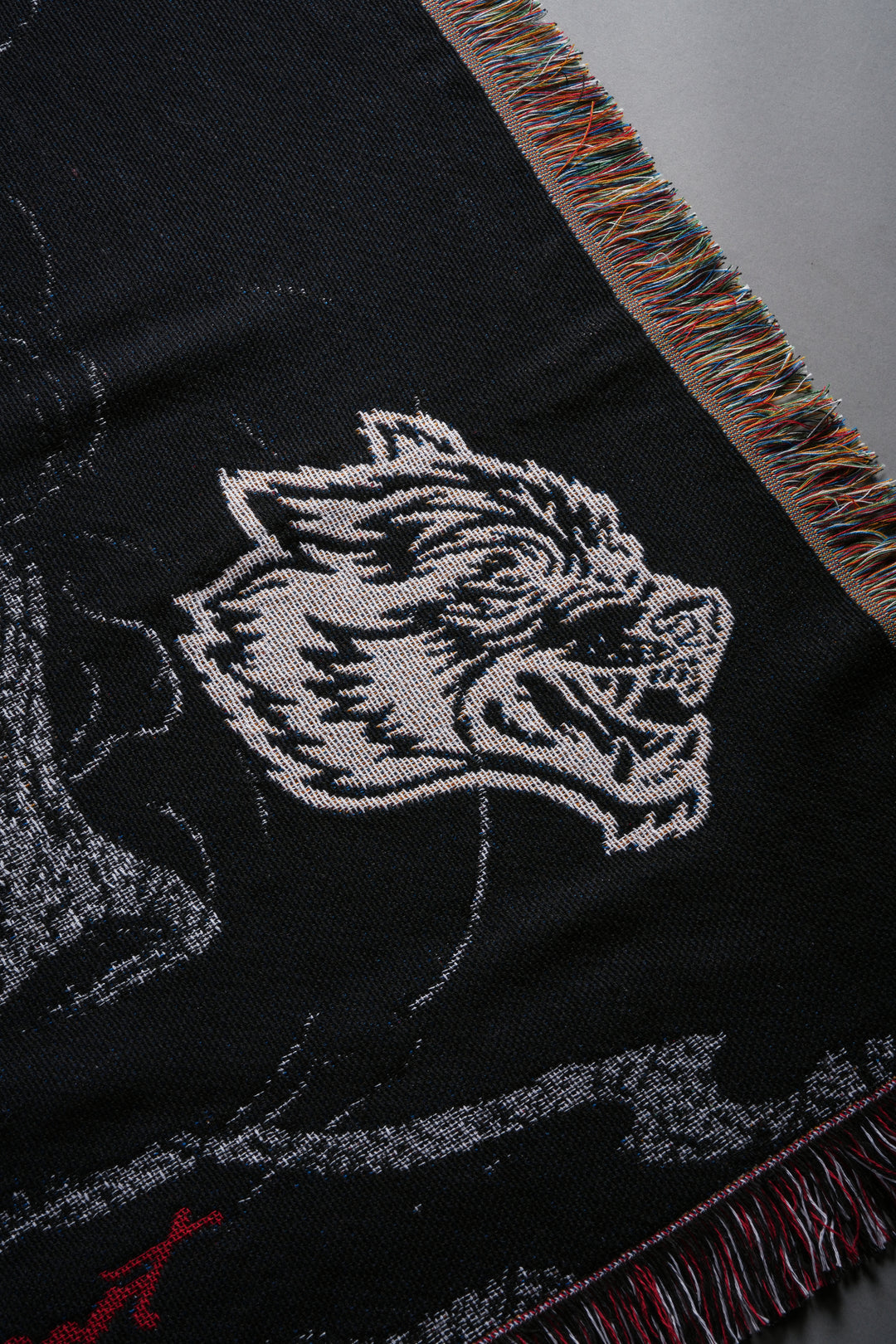 Darc Samurai Tapestry Blanket in Black