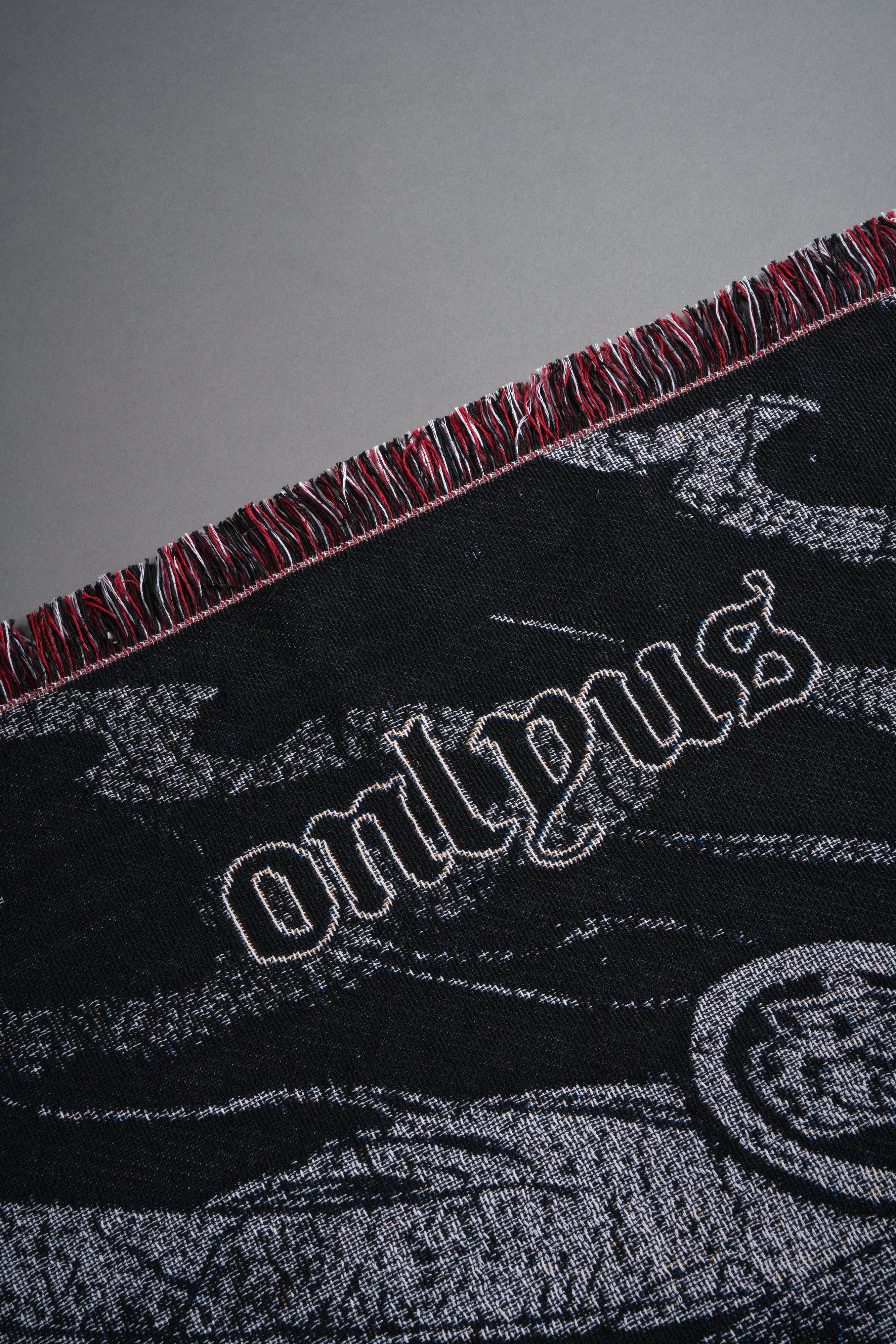 Darc Samurai Tapestry Blanket in Black