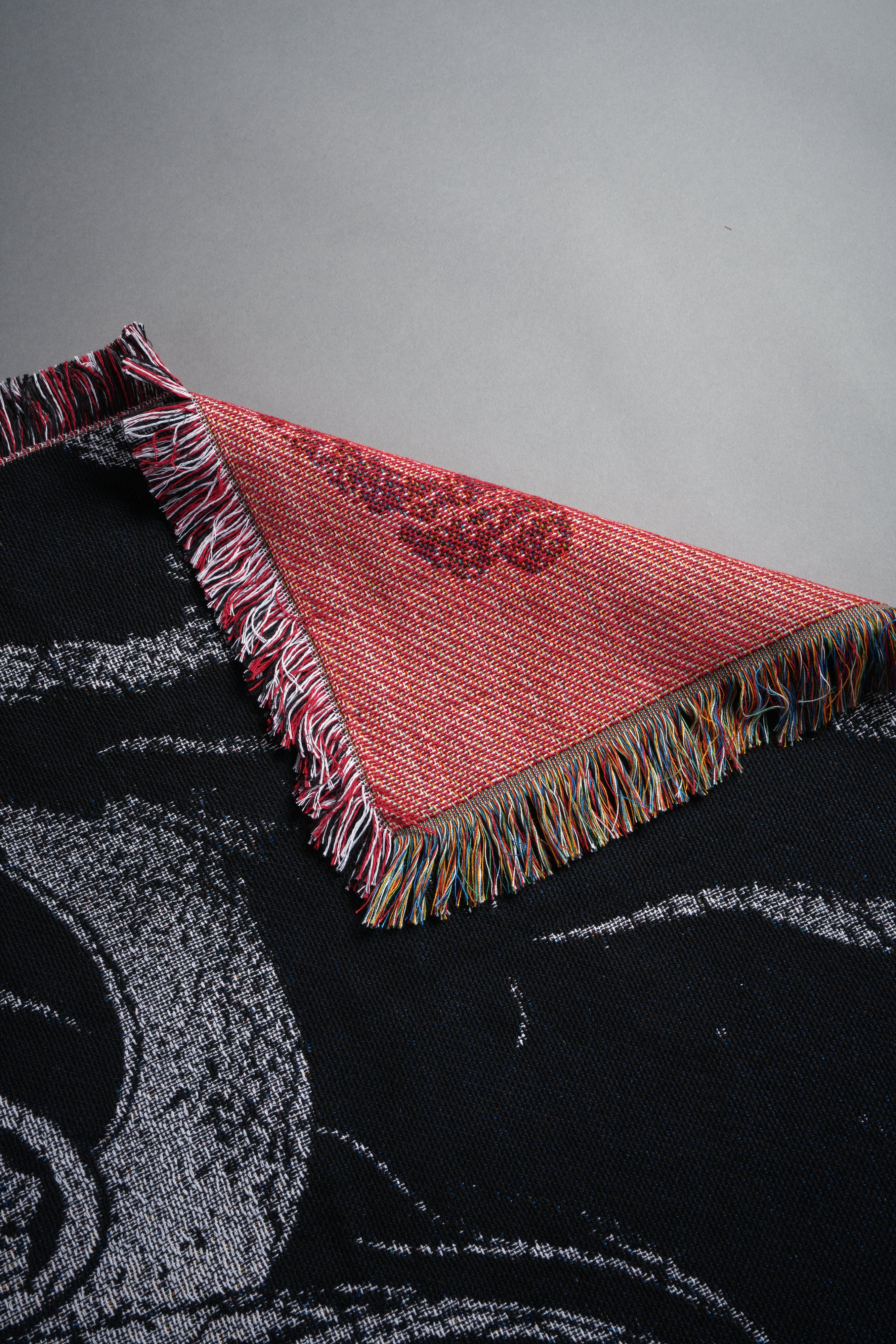 Darc Samurai Tapestry Blanket in Black