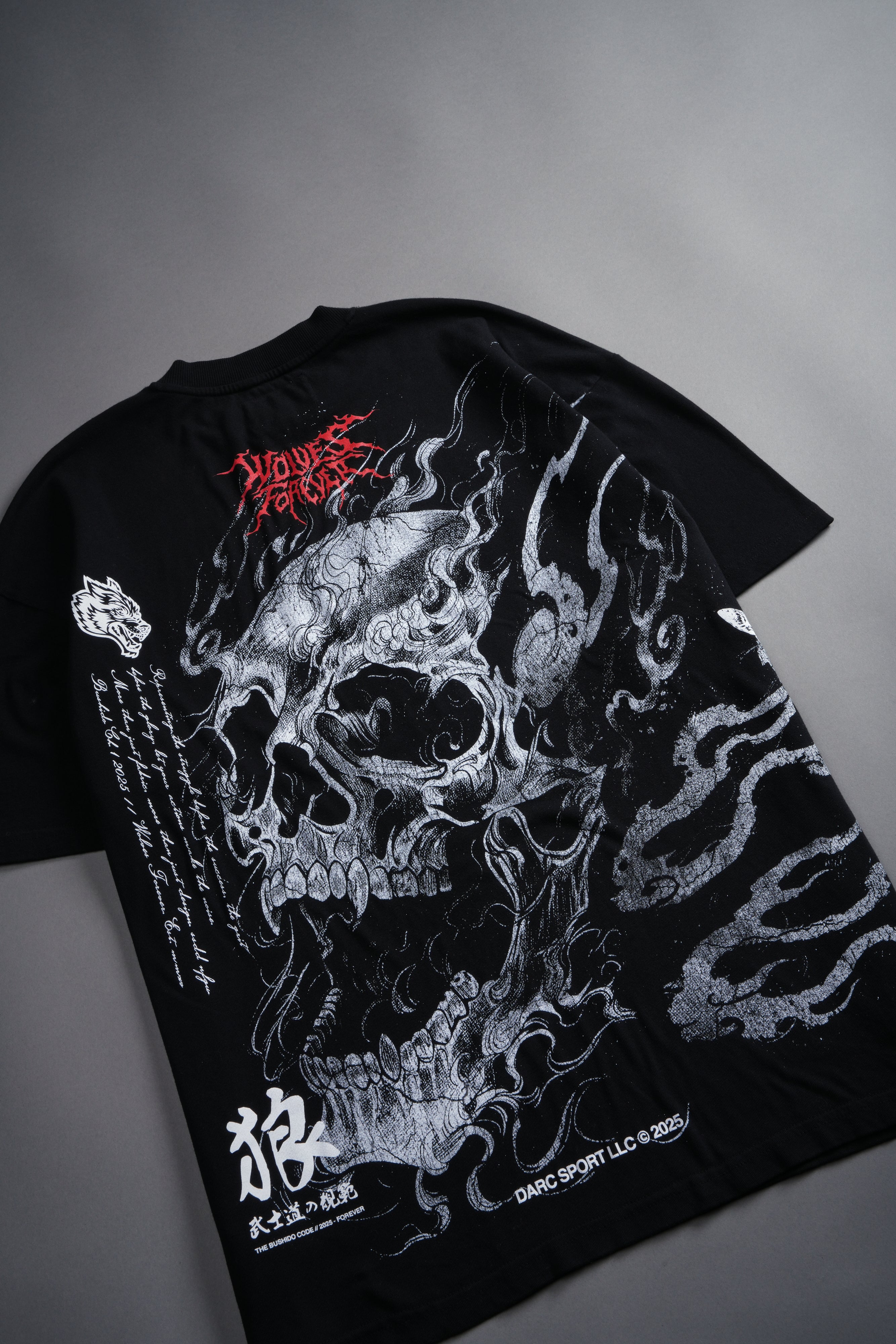 Darc Shinigami "Side By Side" Series Premium Tee in Black