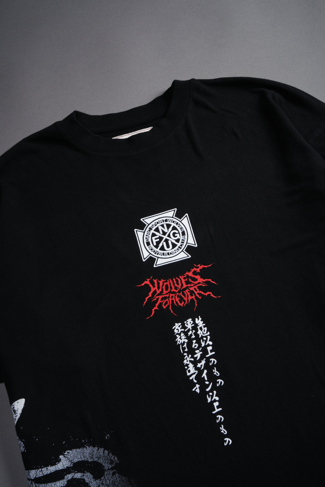Darc Hannya "Side By Side" Series Premium Tee in Black