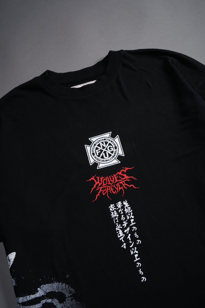 Darc Hannya "Side By Side" Series Premium Tee in Black