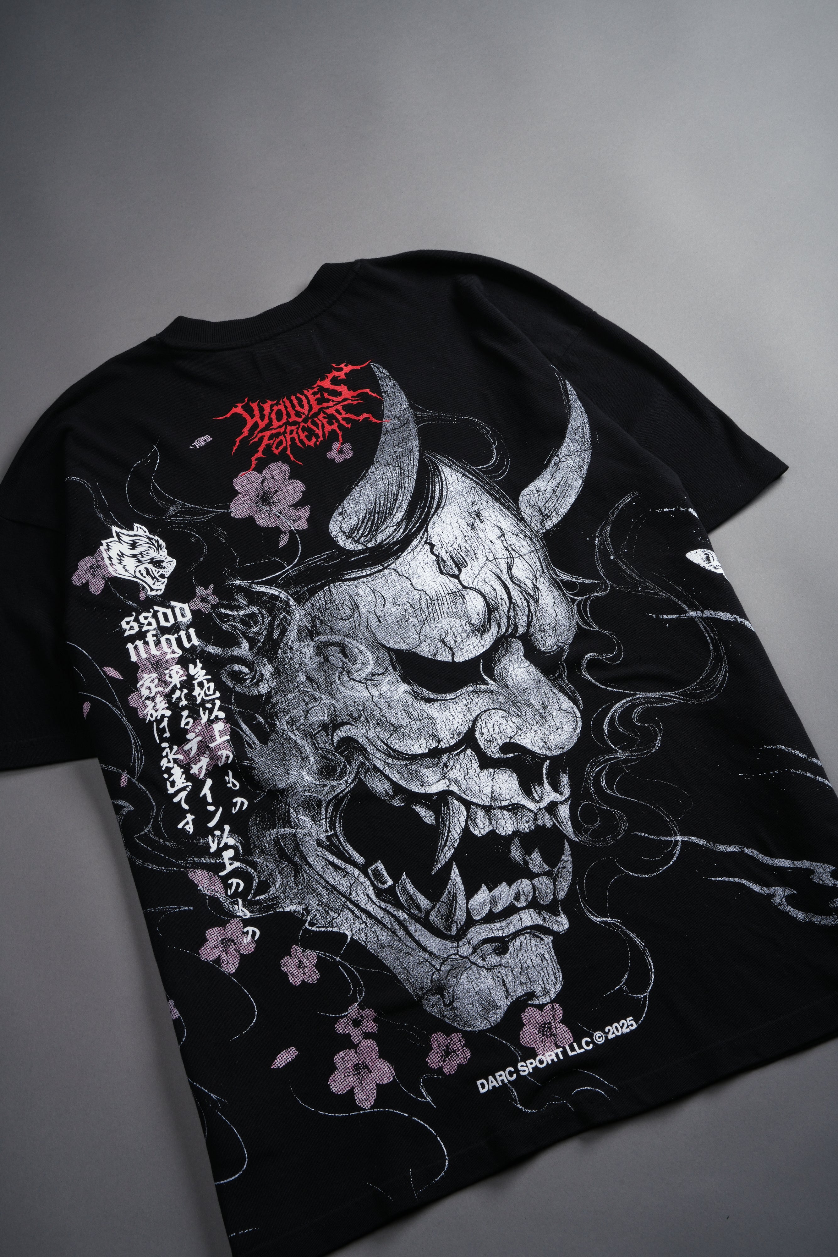 Darc Hannya "Side By Side" Series Premium Tee in Black