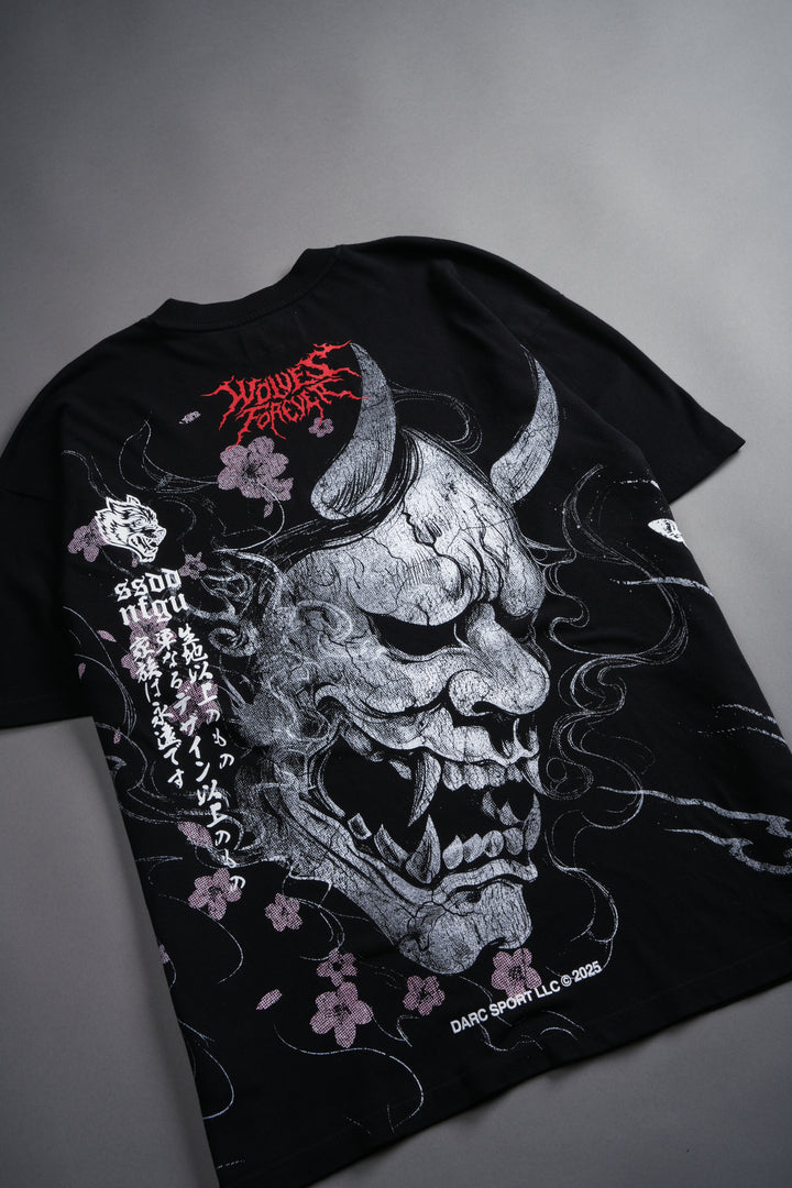 Darc Hannya "Side By Side" Series Premium Tee in Black