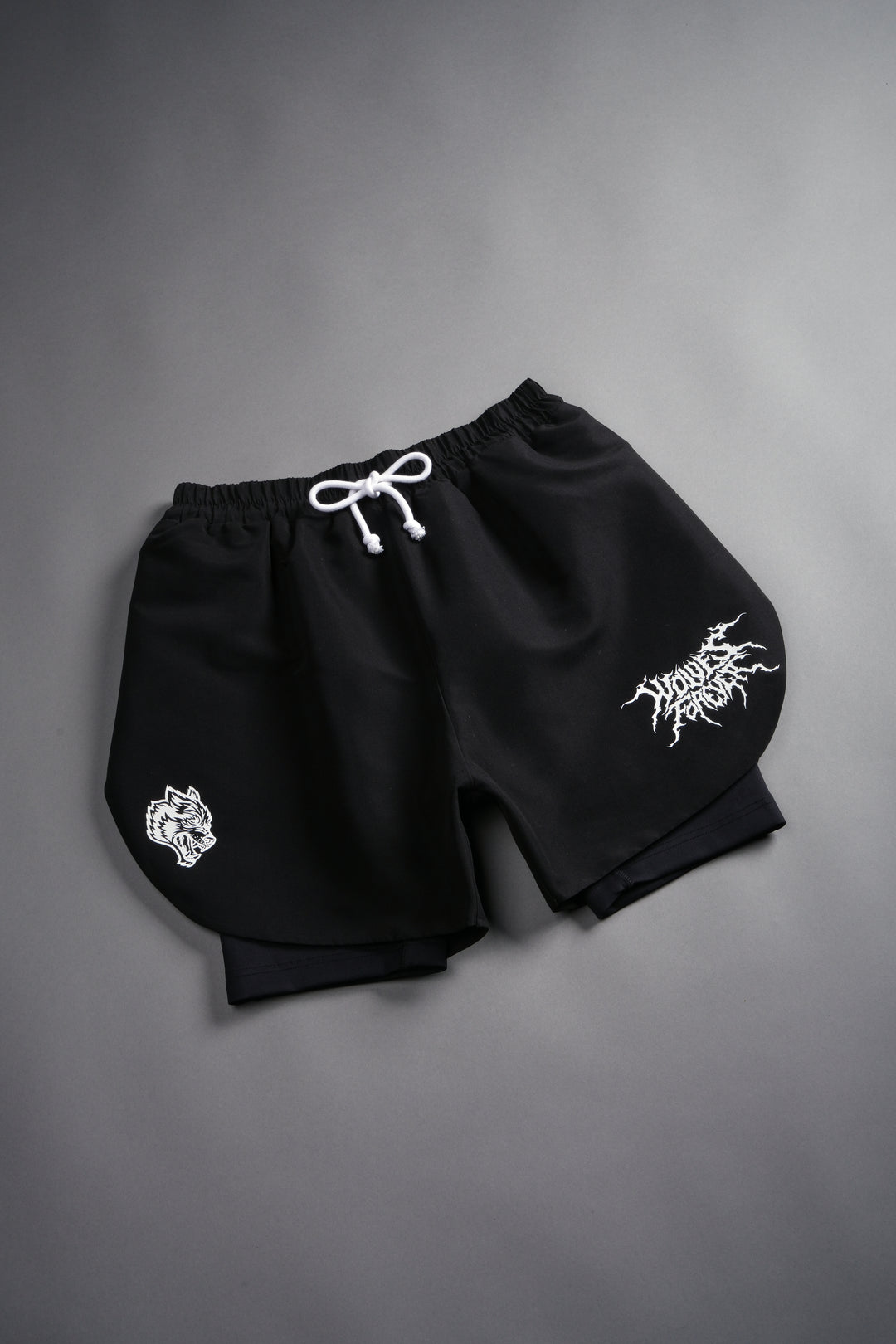 Forged From Iron Phantom Compression Shorts in Black