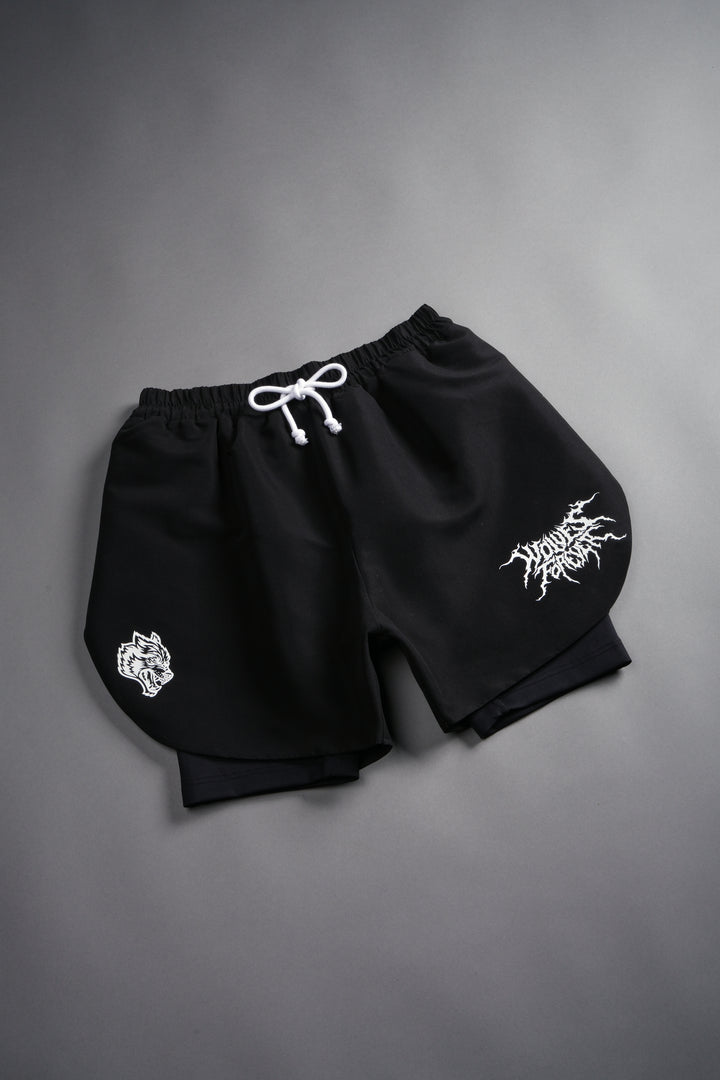 Forged From Iron Phantom Compression Shorts in Black